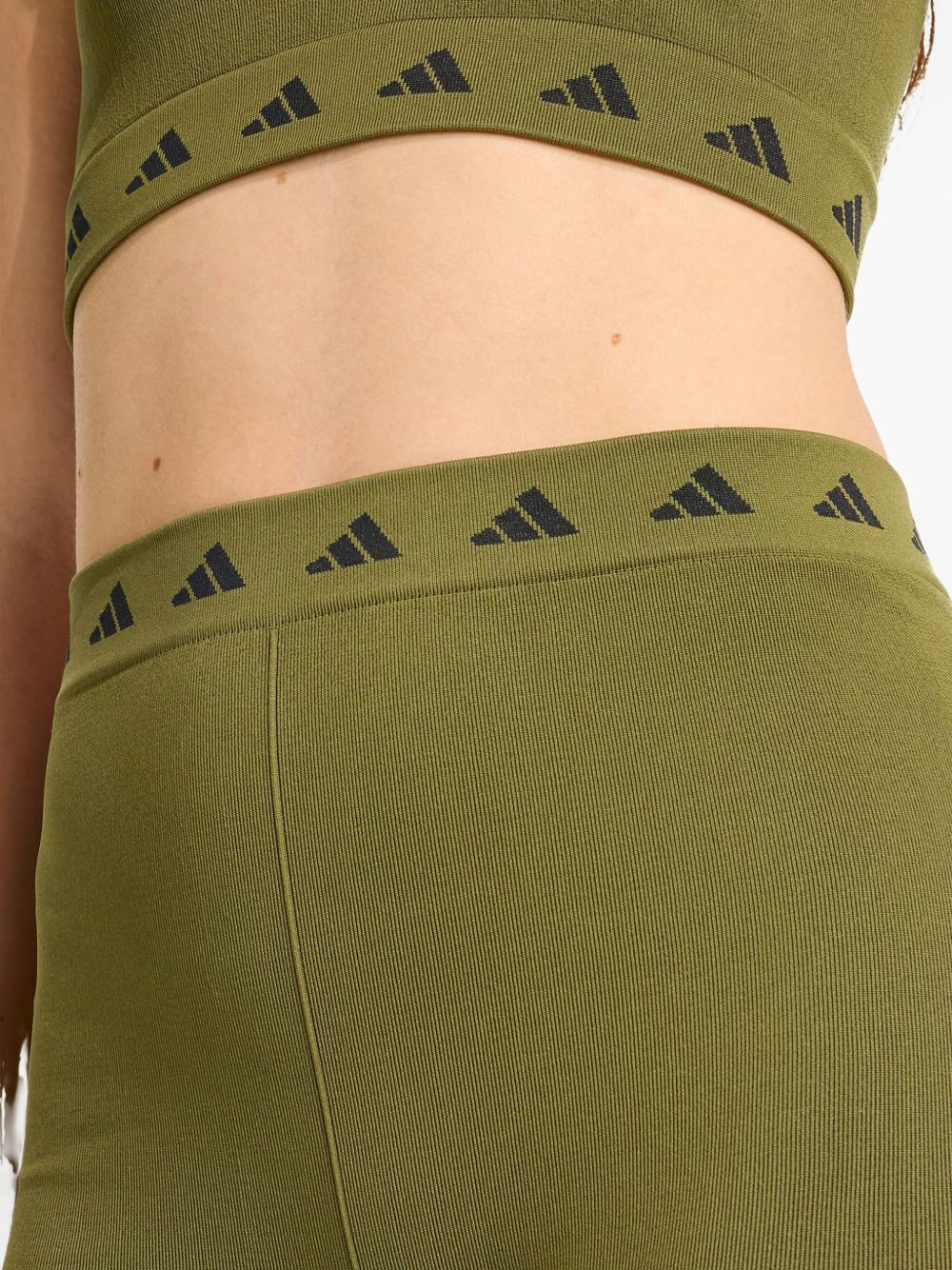 logo-waistband leggings - 4