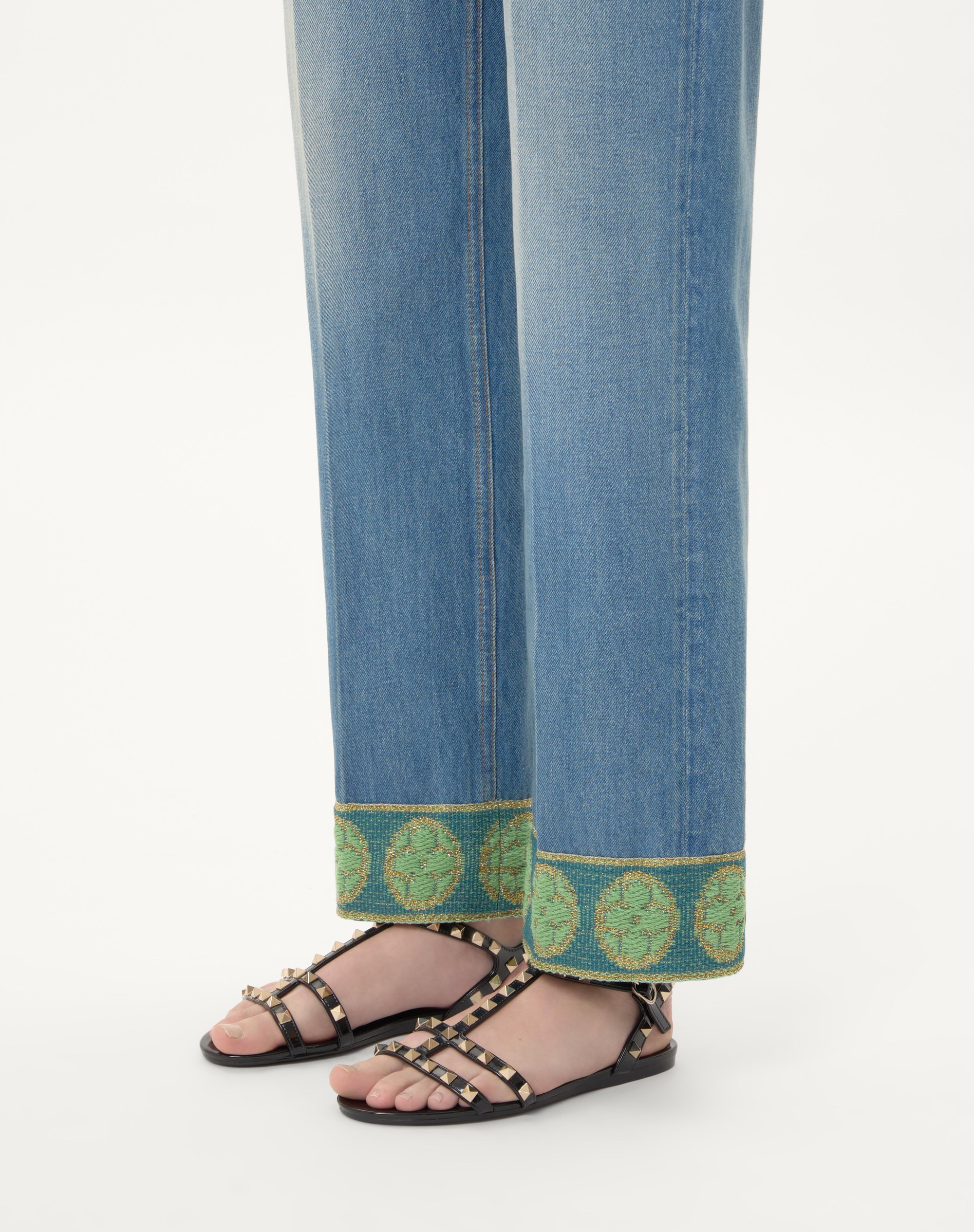 ROCKSTUD FLAT RUBBER SANDAL - 2