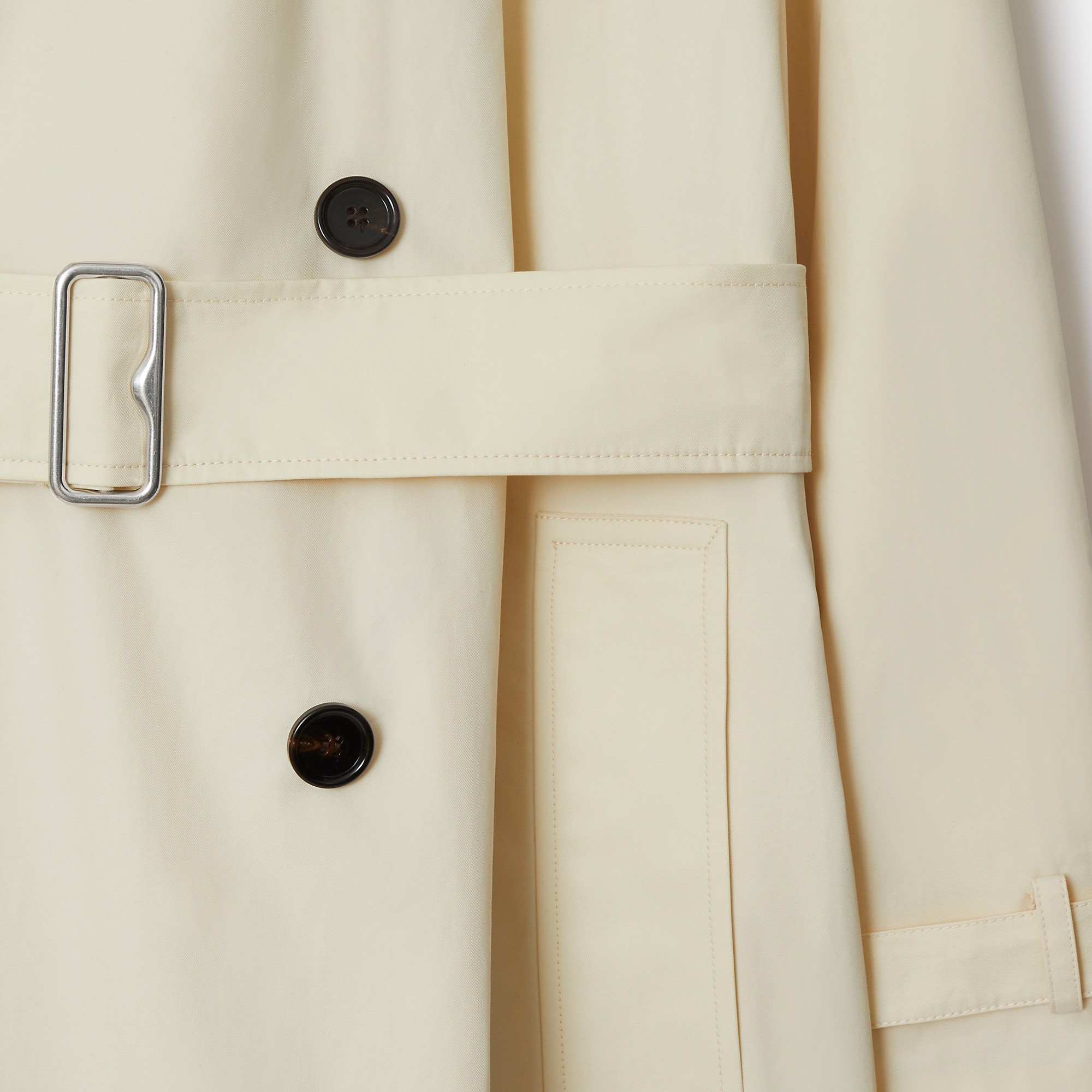 Short Gabardine Trench Coat - 6