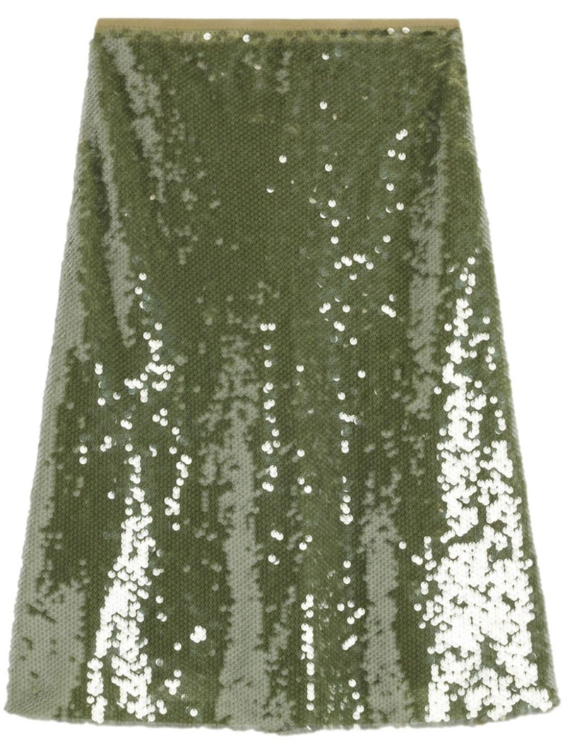 sequin-embellished midi skirt 1