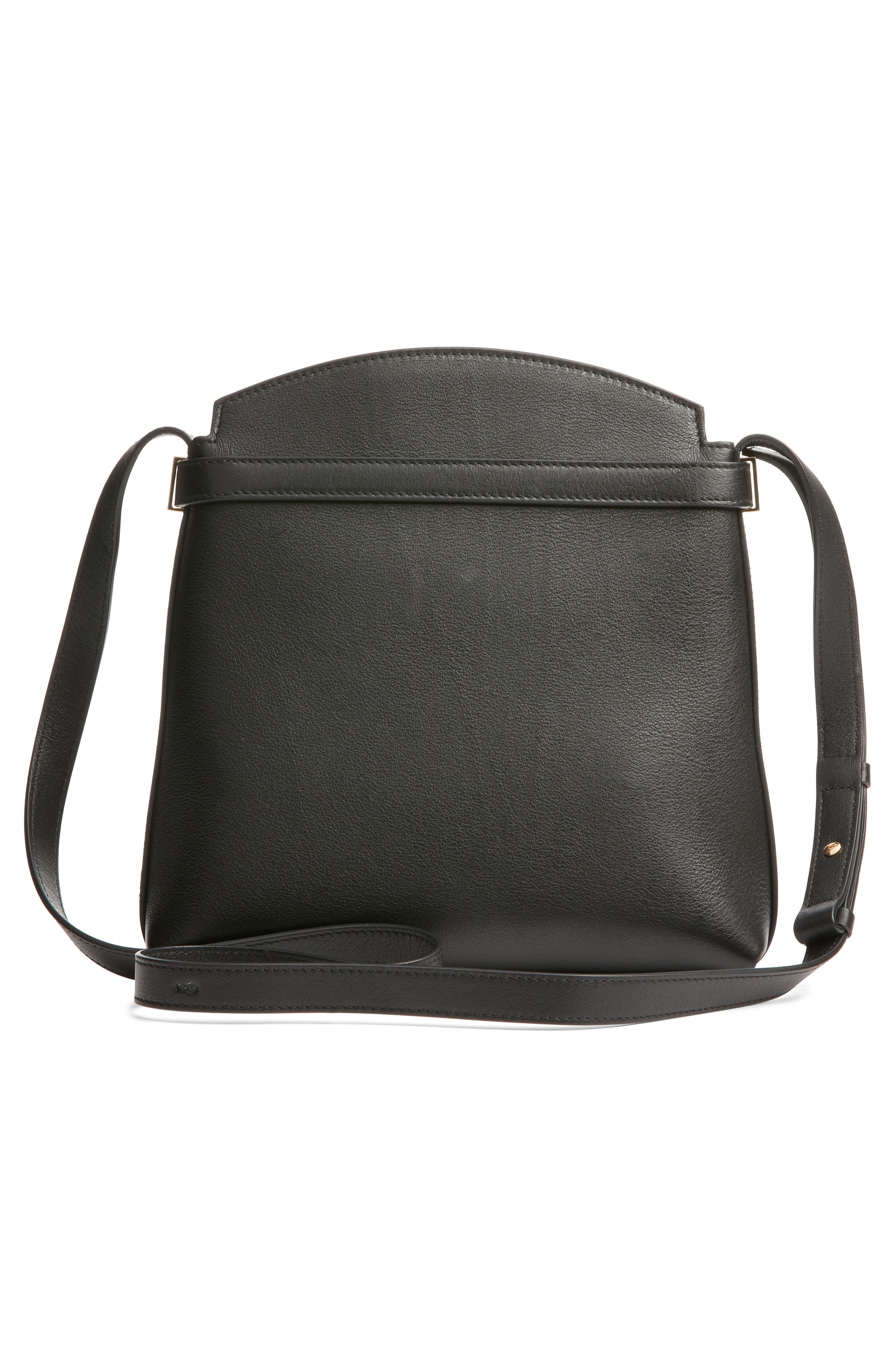 FERRAGAMO Hug Leather Crossbody Bag in Black at Nordstrom - 3