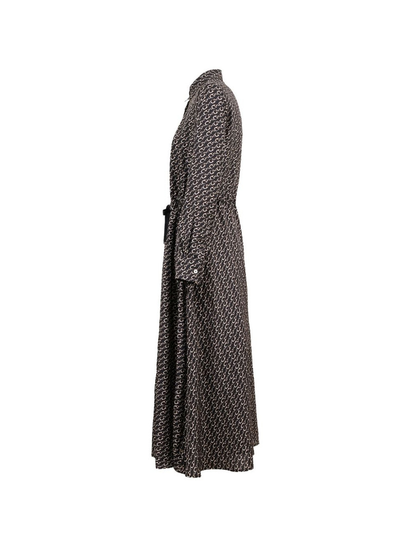 printed silk shirt dress 3