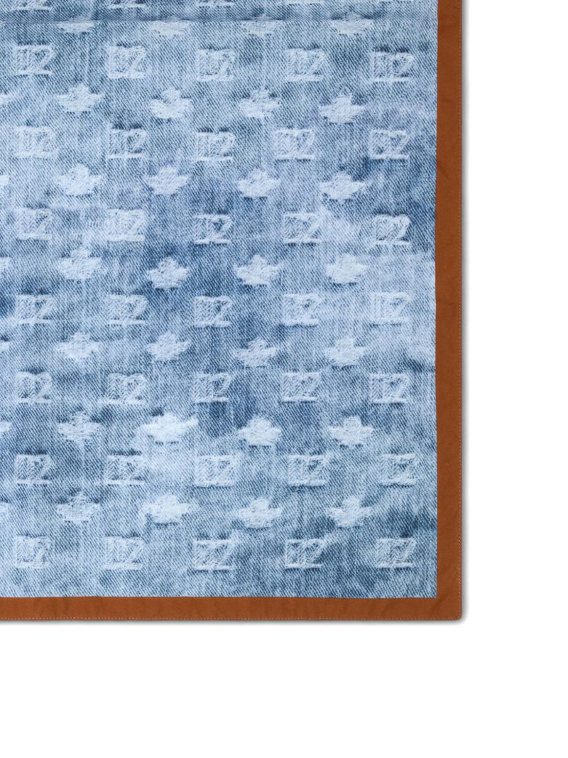 DSQUARED2 monogram-print scarf outlook