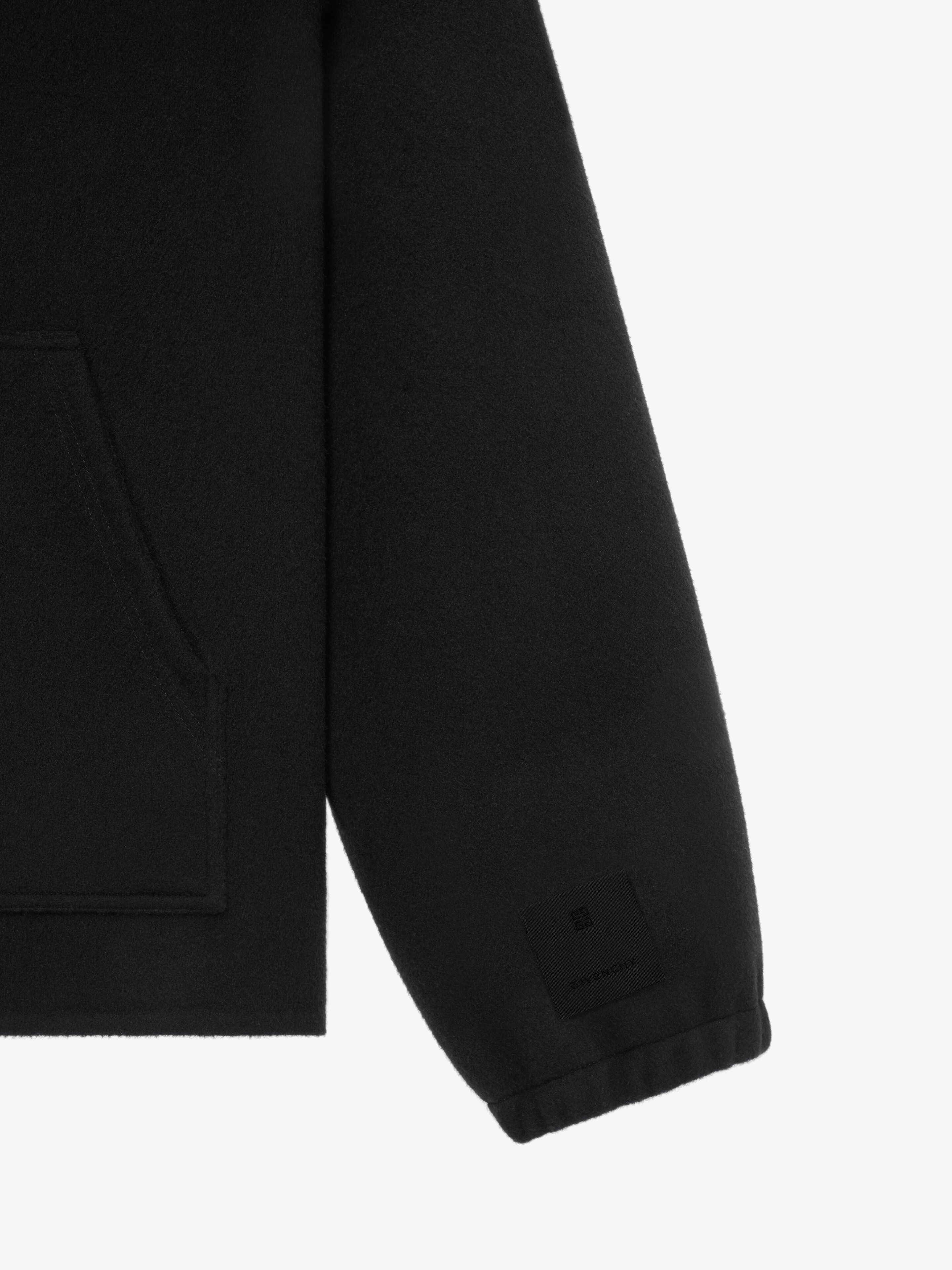 HOODIE IN DOUBLE FACE WOOL AND CASHMERE - 5