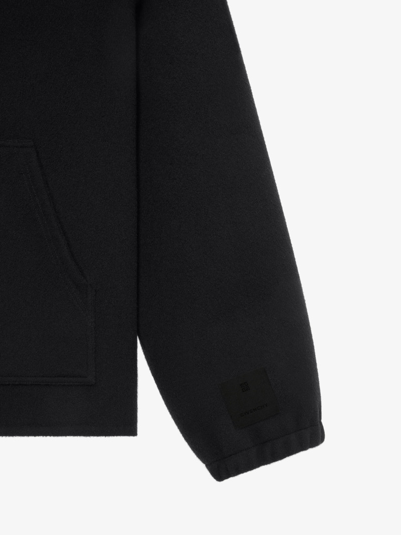HOODIE IN DOUBLE FACE WOOL AND CASHMERE 5