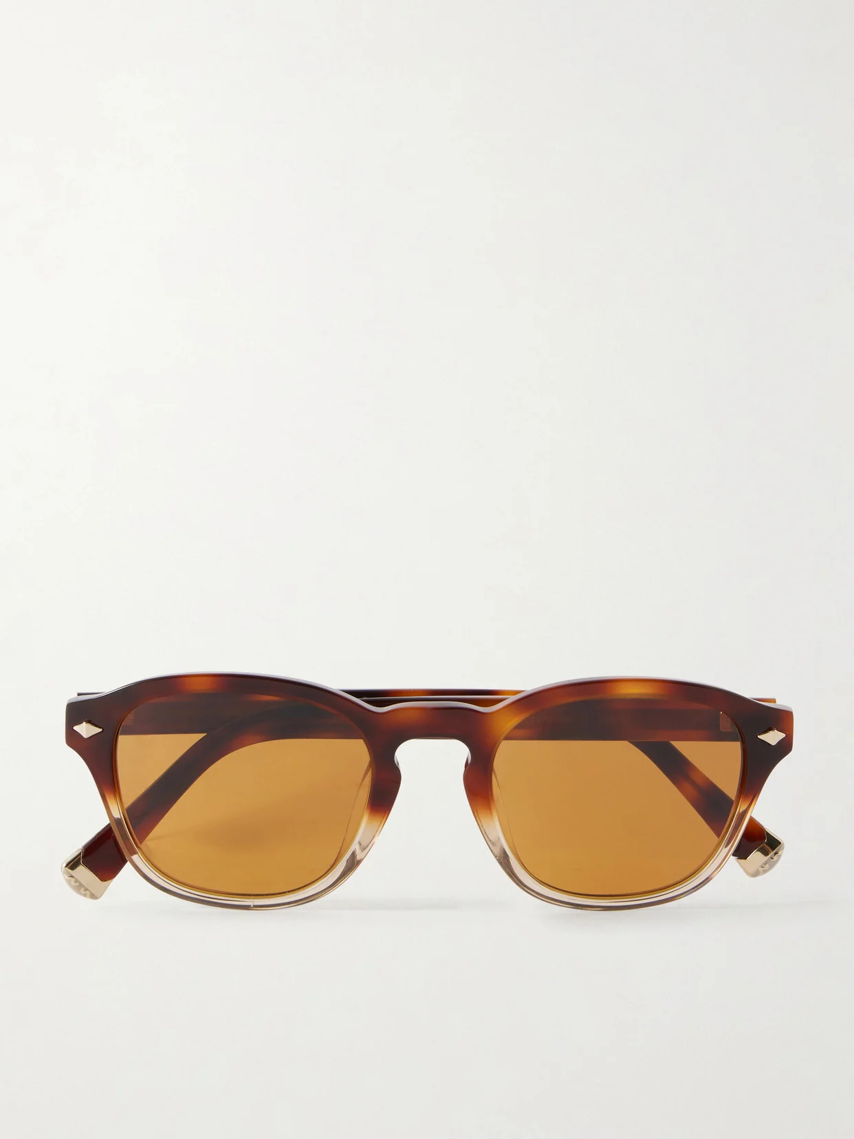 Round-frame Tortoiseshell Acetate Sunglasses - 1