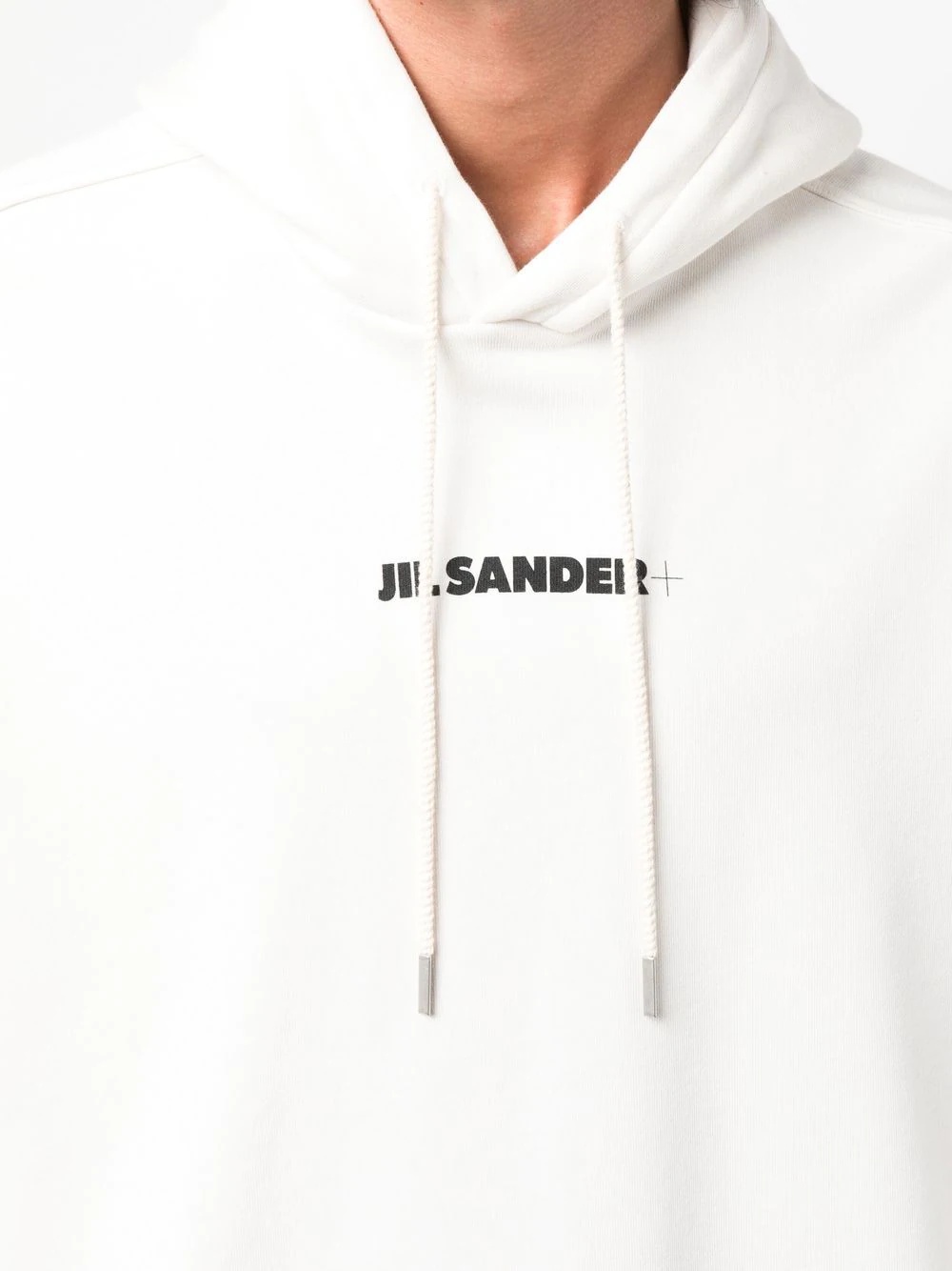 logo-print detail hoodie - 5