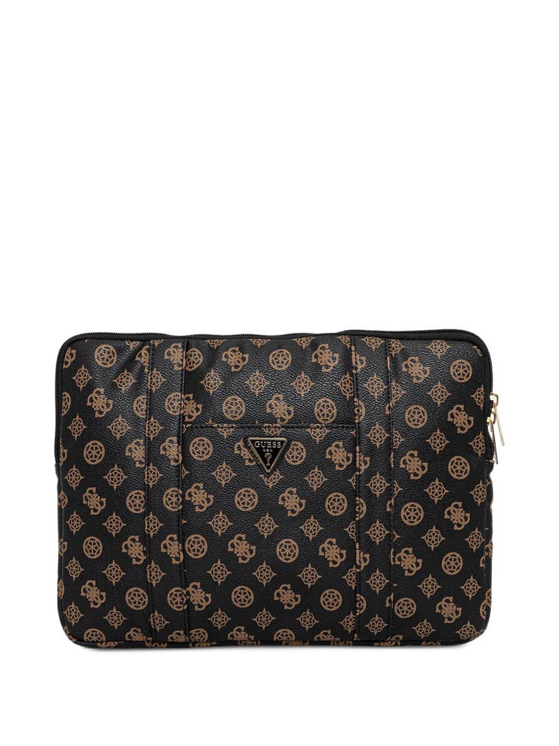 monogram-print laptop bag 1