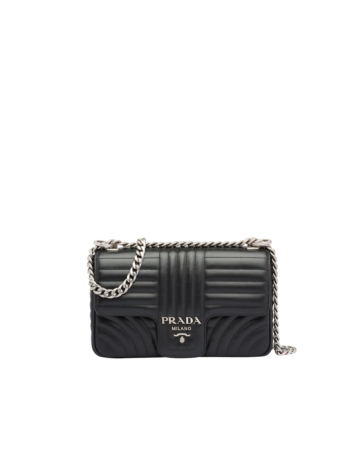 Medium Leather Prada Diagramme Bag - 1