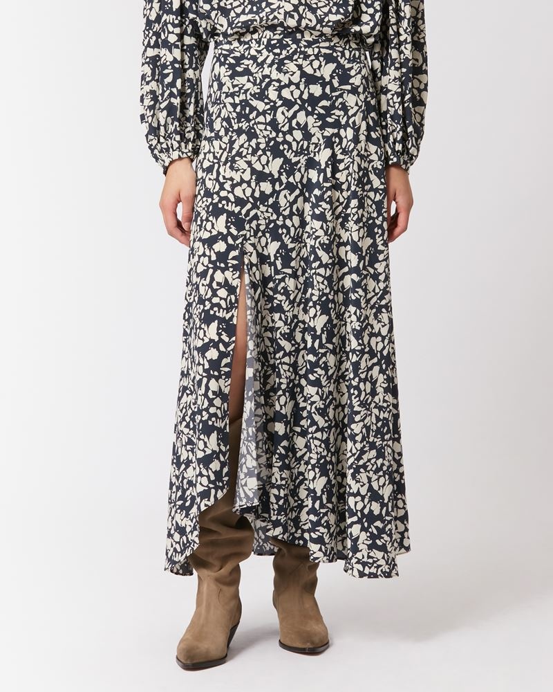 SAKURA MIDI SILK SKIRT - 4