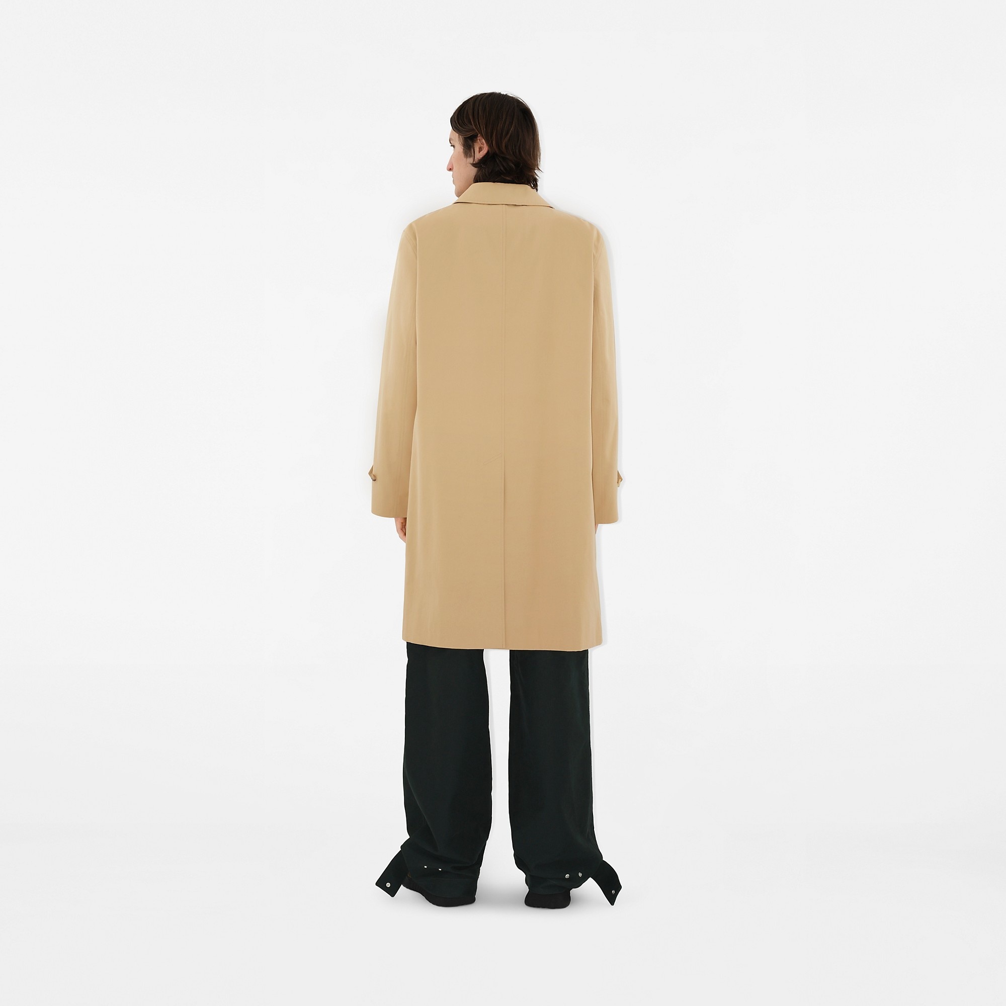Long Gabardine Car Coat - 4