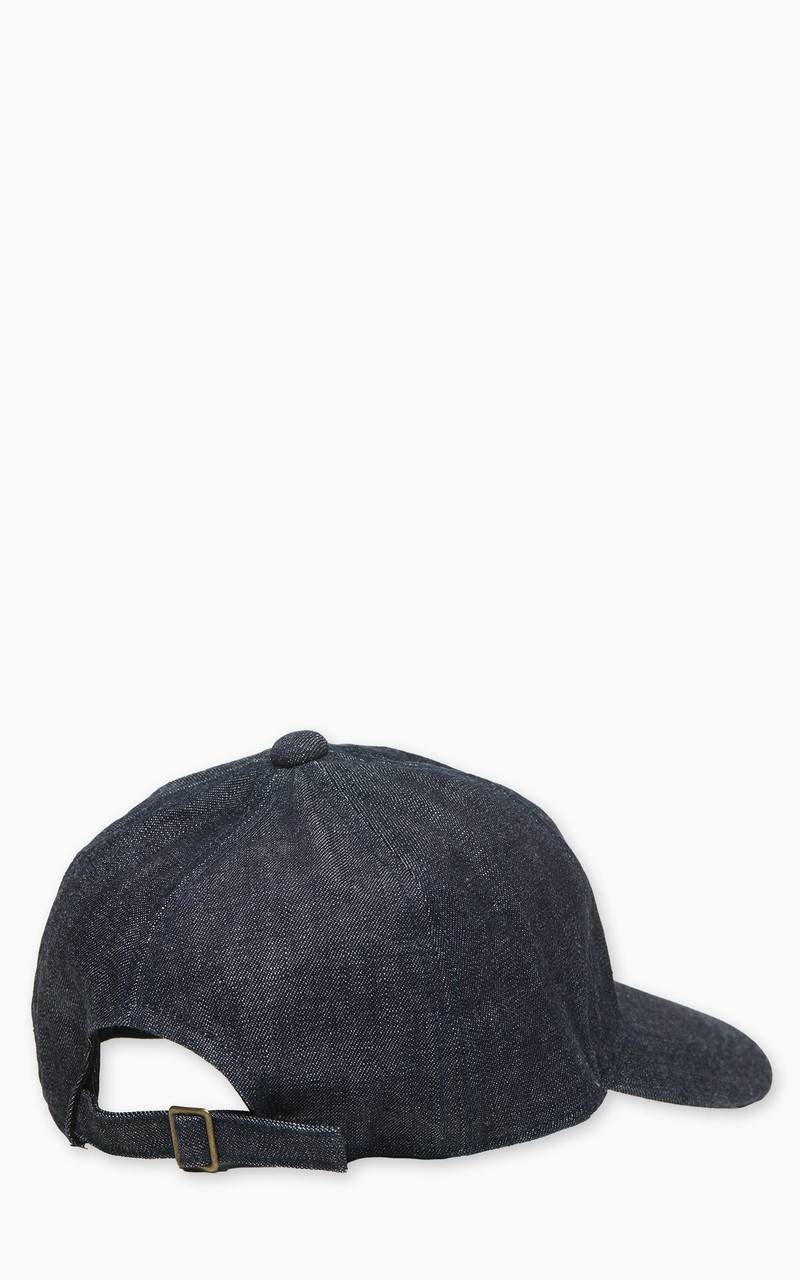 FULLCOUNT FULLCOUNT 6770-26 BLACK FULL WAPPEN DENIM CAP INDIGO outlook
