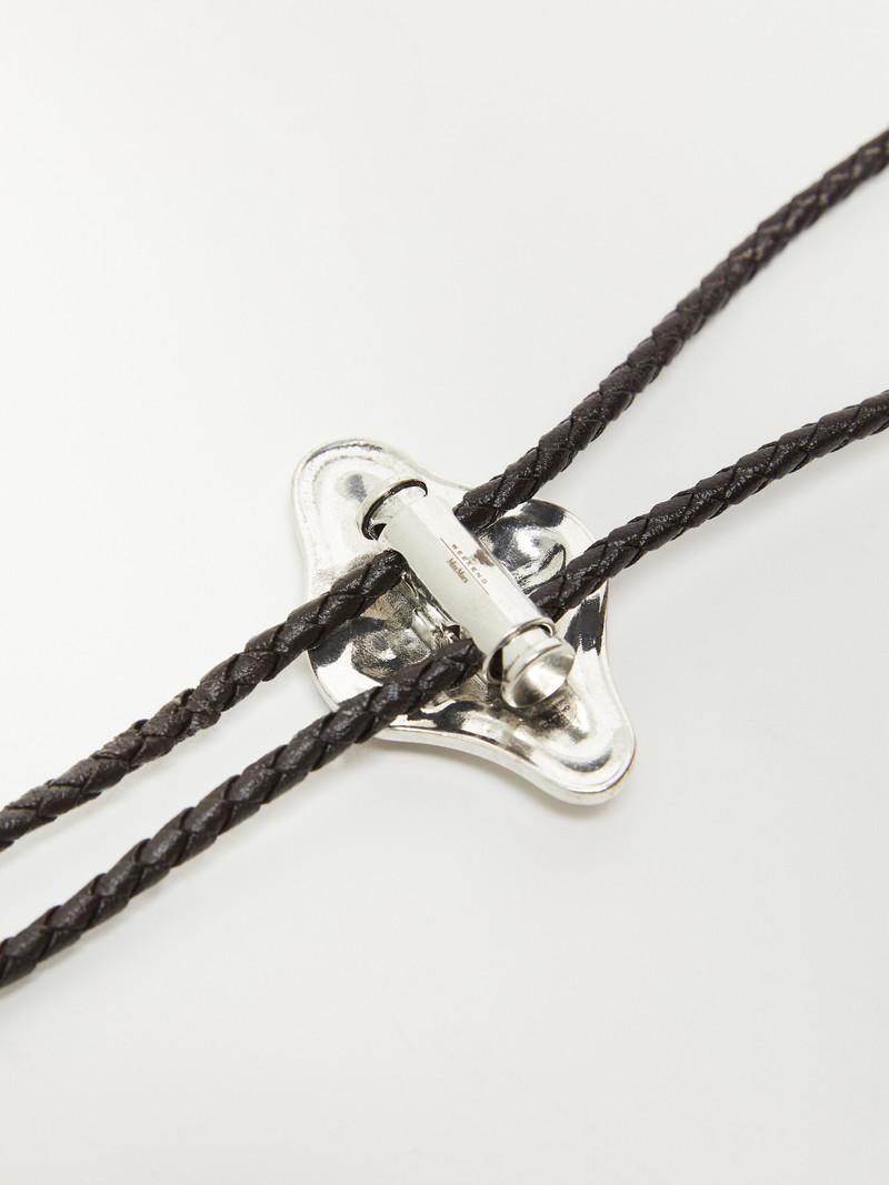 HIEROS Coated fabric bolo necklace 3