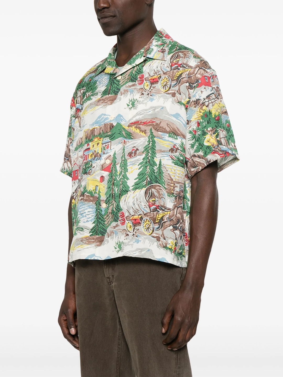 Tシャツ・カットソー VISVIM SS25 CROSBY SHIRT (0125105011002 IVORY) visvim 25SS CROSBY SHIRT S/S (WASHI CHIRIMEN) – Vintage