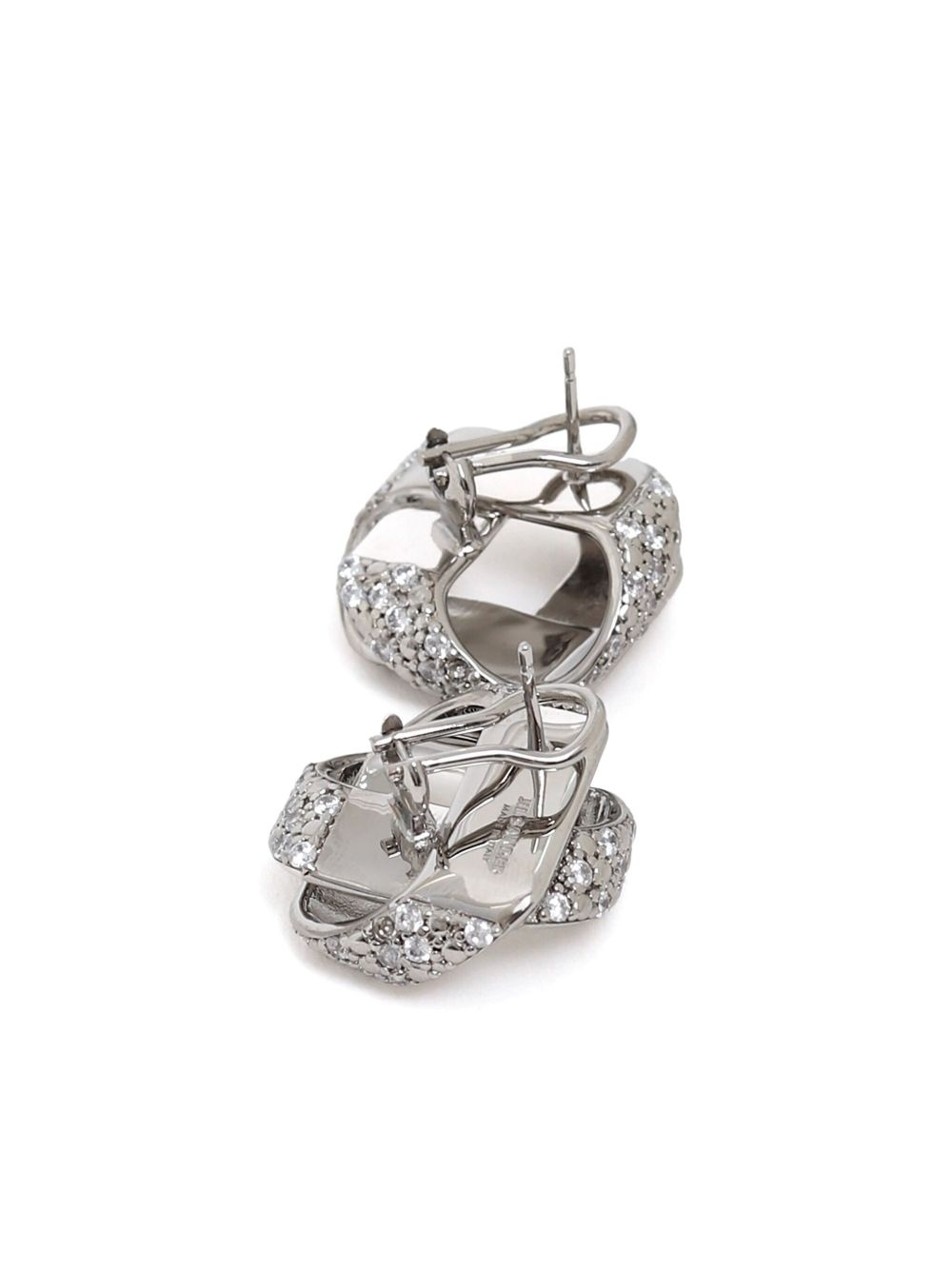 crystal-embellished earrings - 2