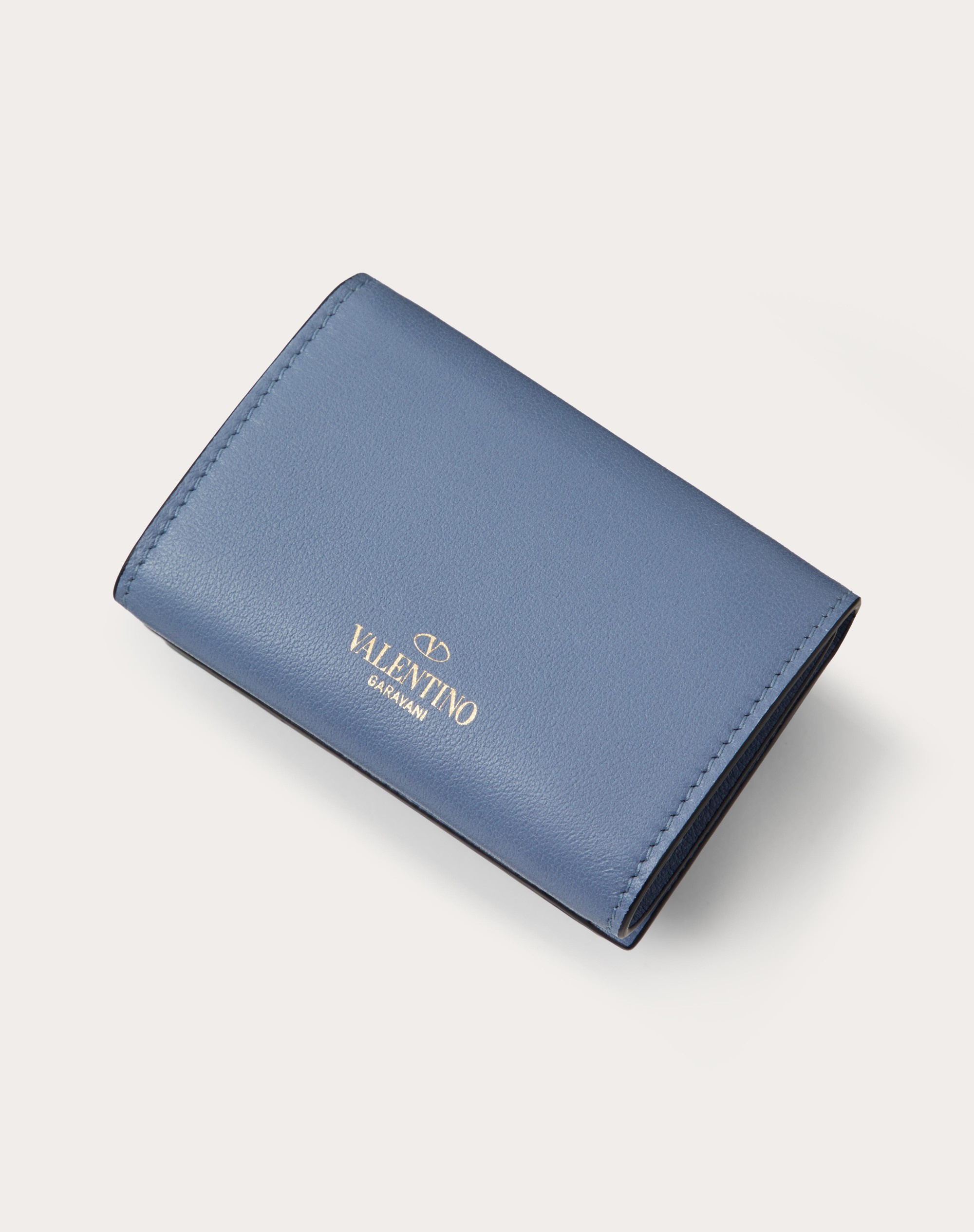 SMALL ROCKSTUD CALFSKIN WALLET - 3