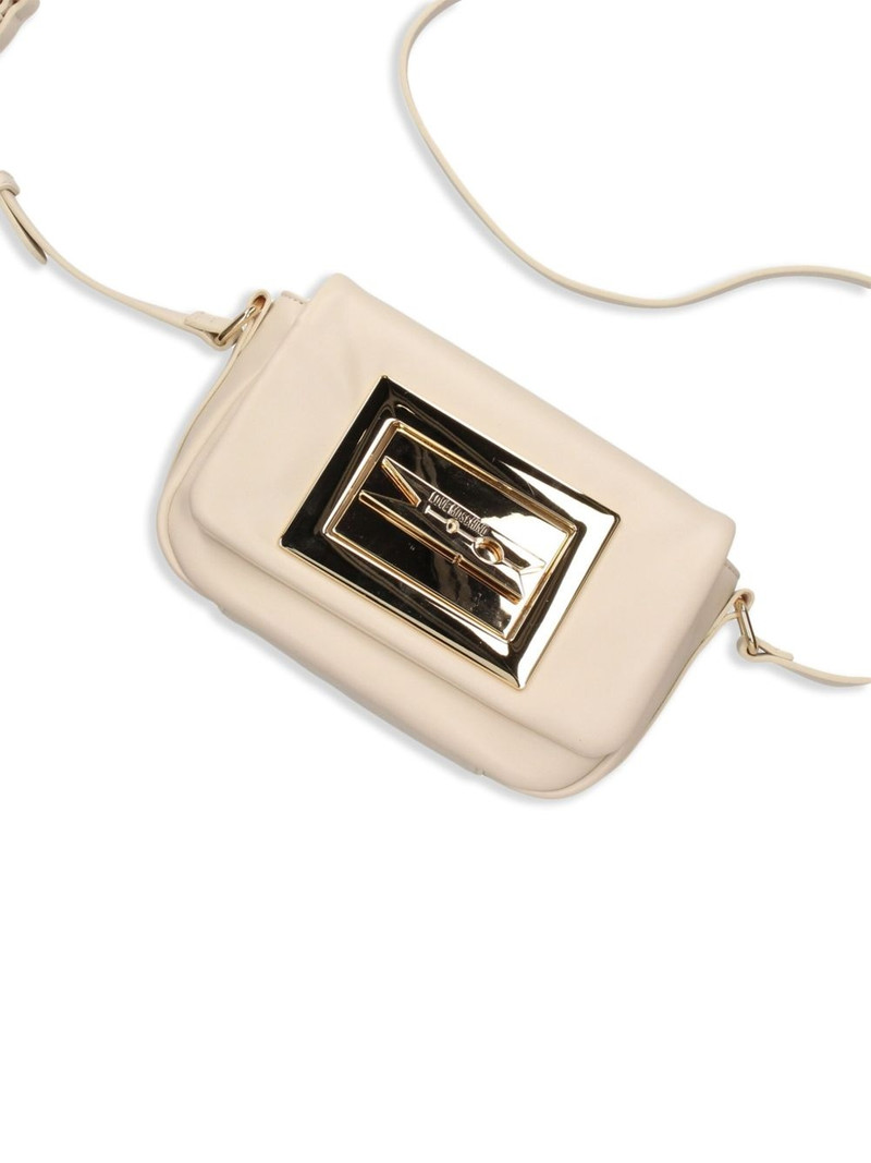 plaque-detailing cross body bag 4