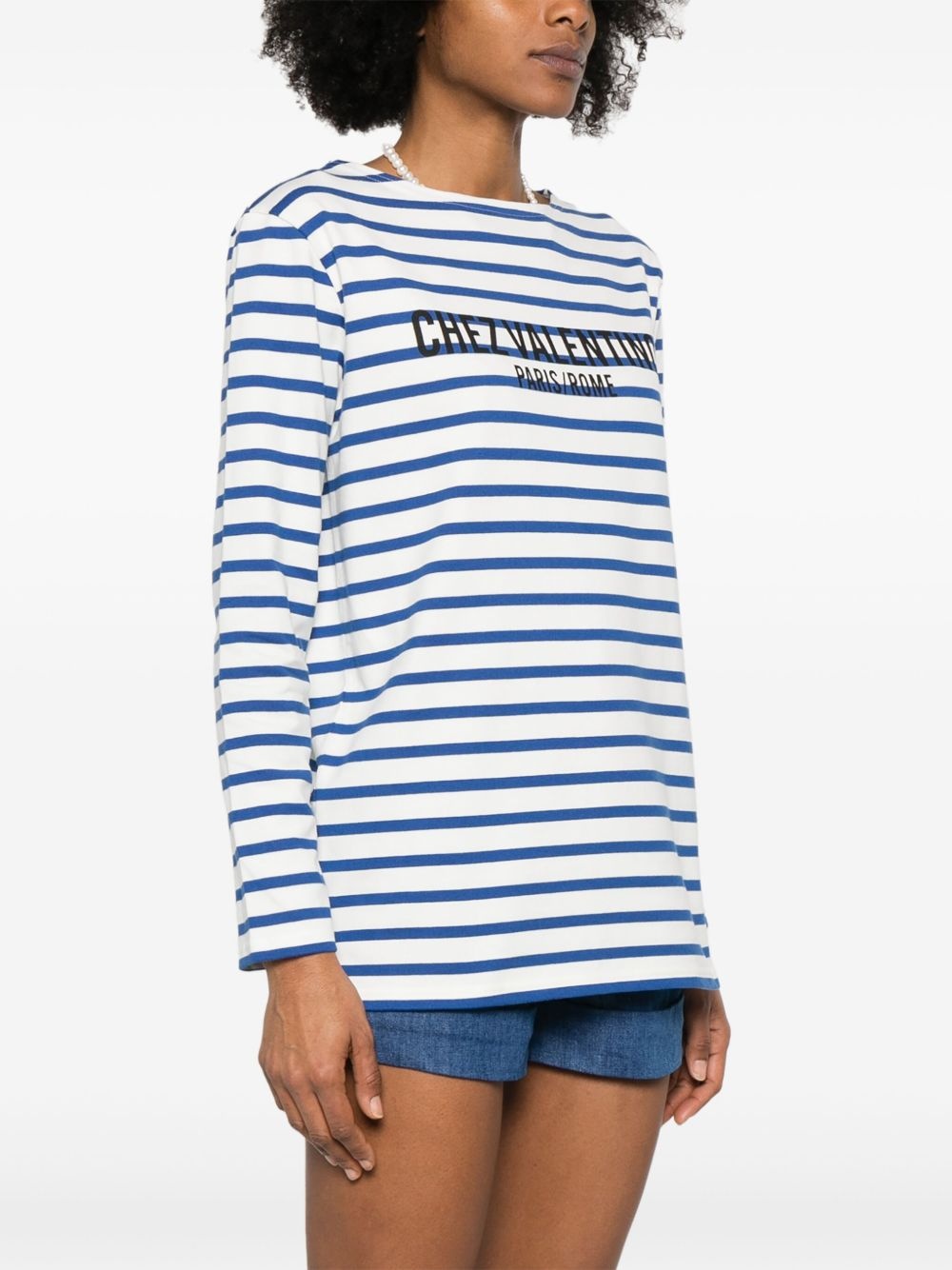striped T-shirt - 3