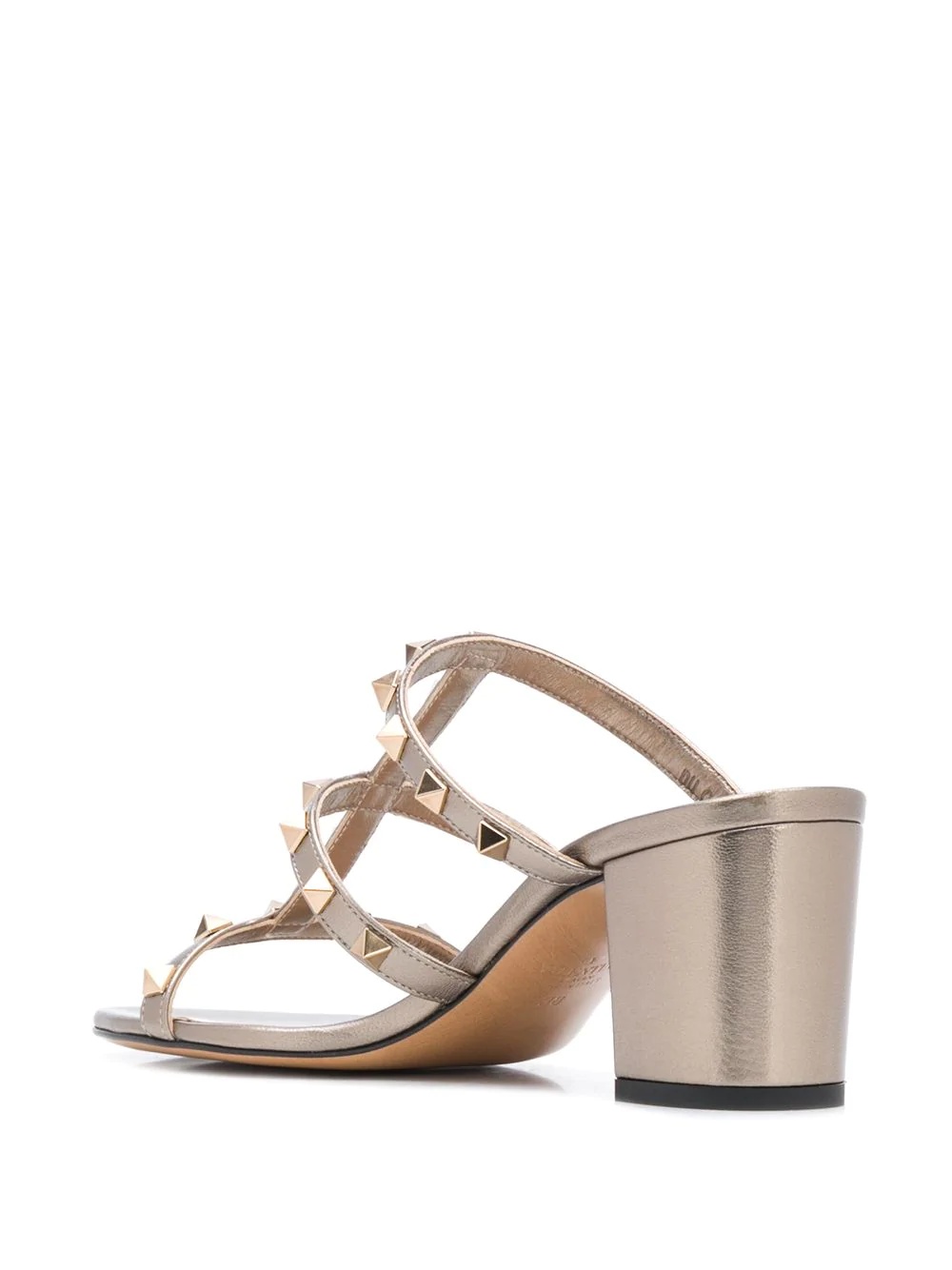 Rockstud leather sandals - 3