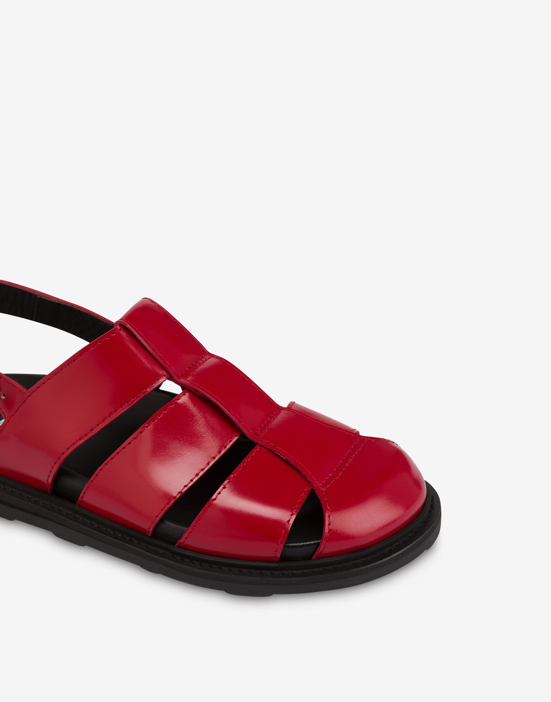 BRUSHED CALF SANDALS - 3