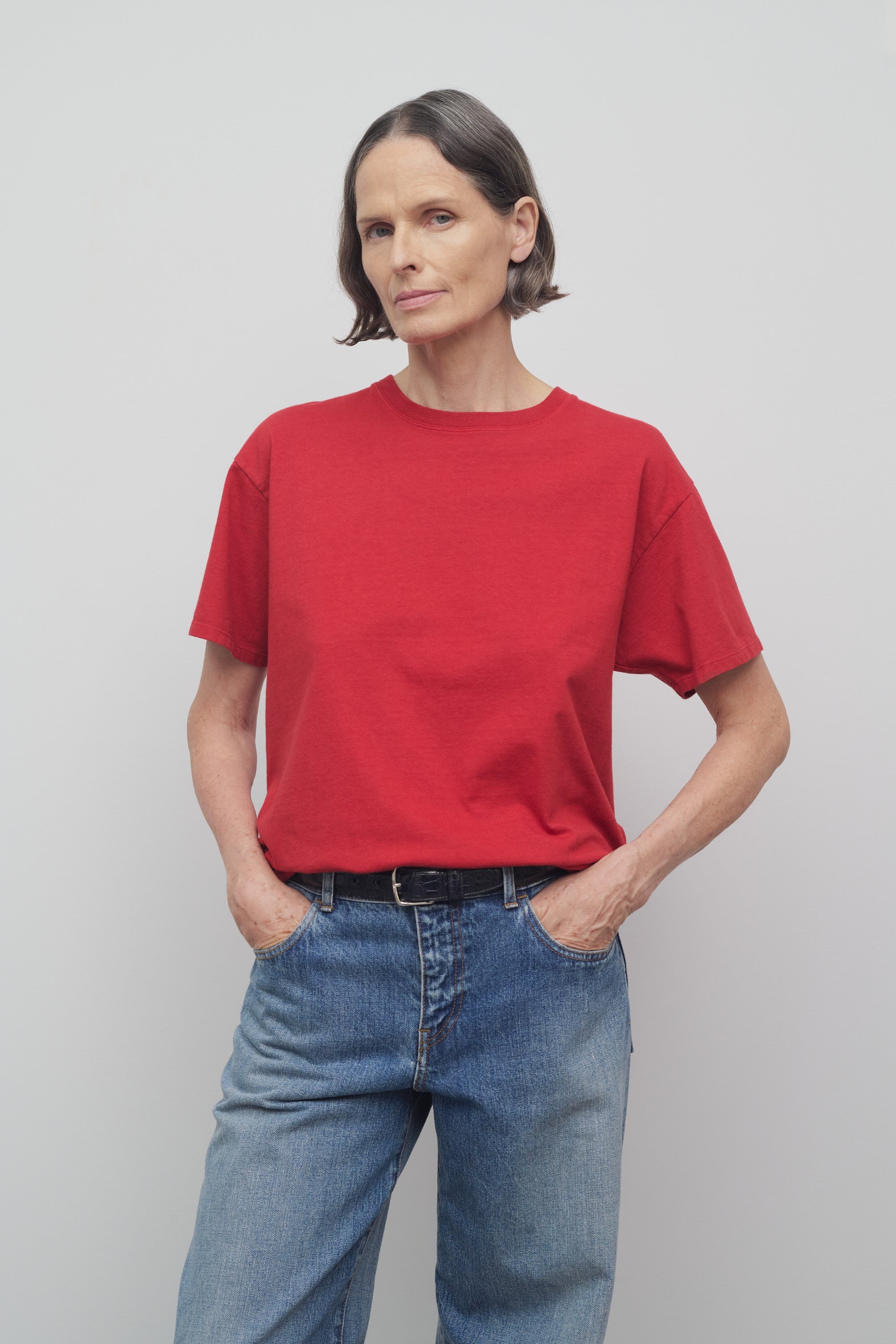 Ash Top in Cotton and Silk - 3