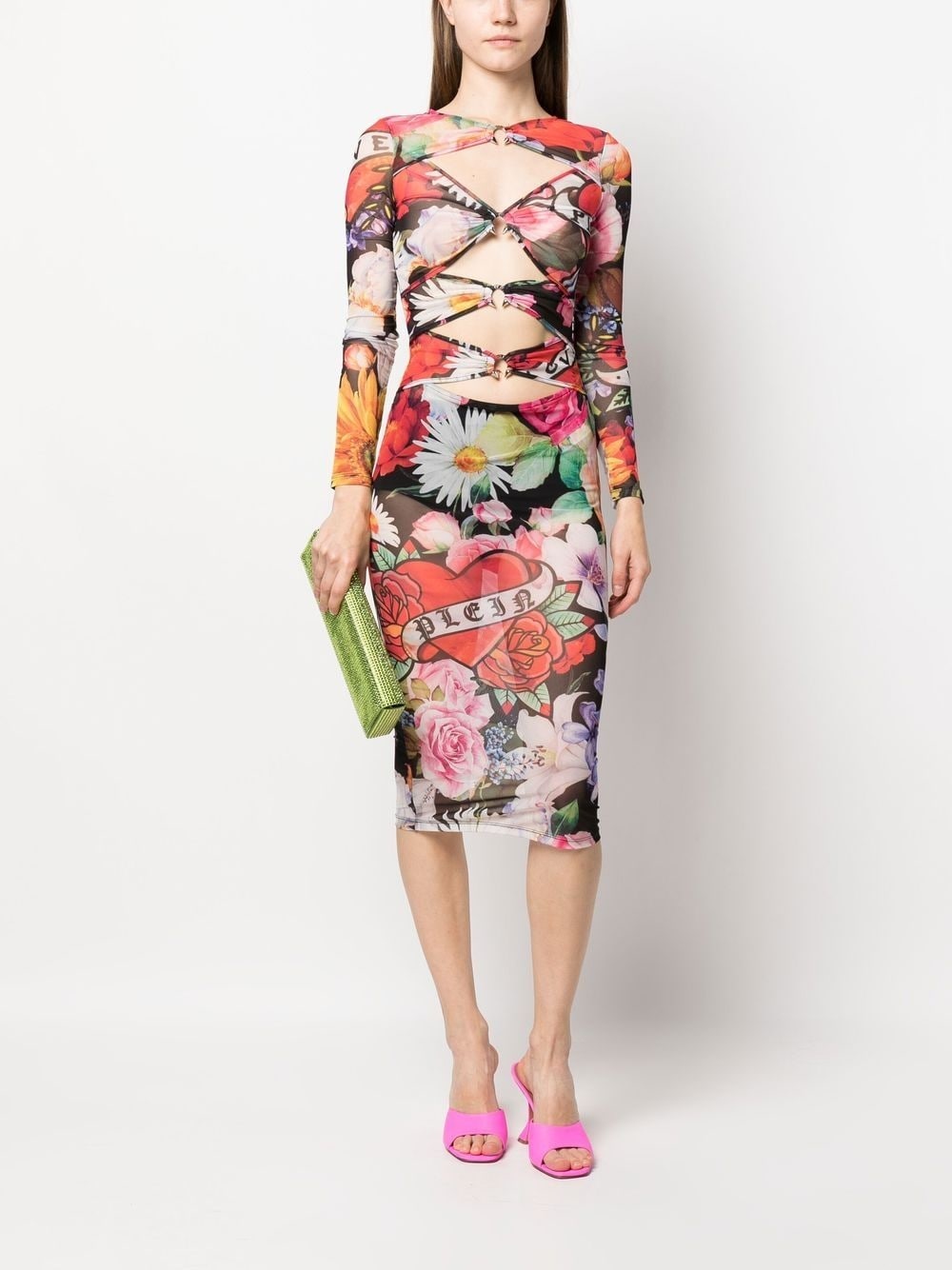 Love Flowers midi dress - 2