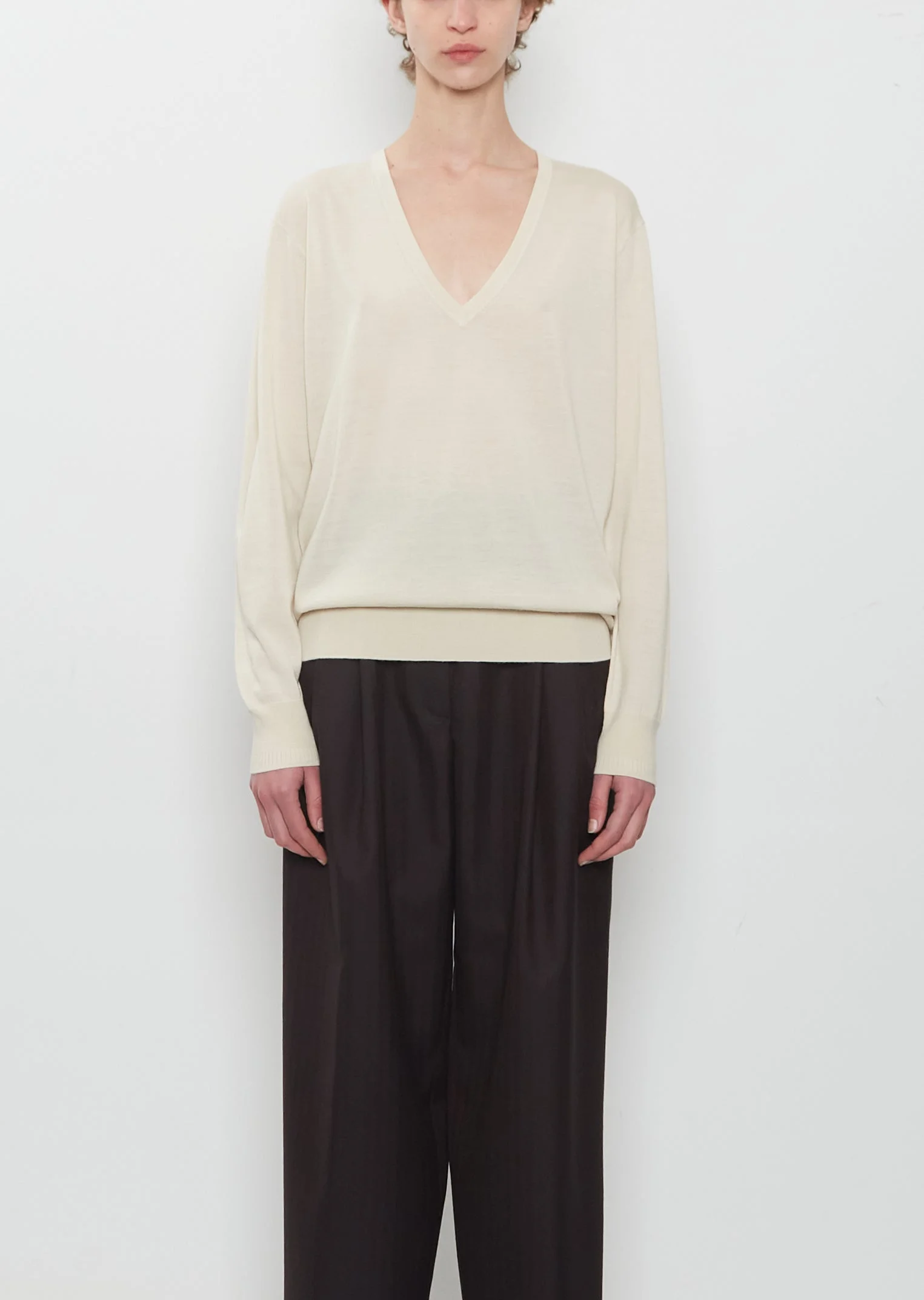 Tuomas Merino Wool Sweater — Ecru - 1