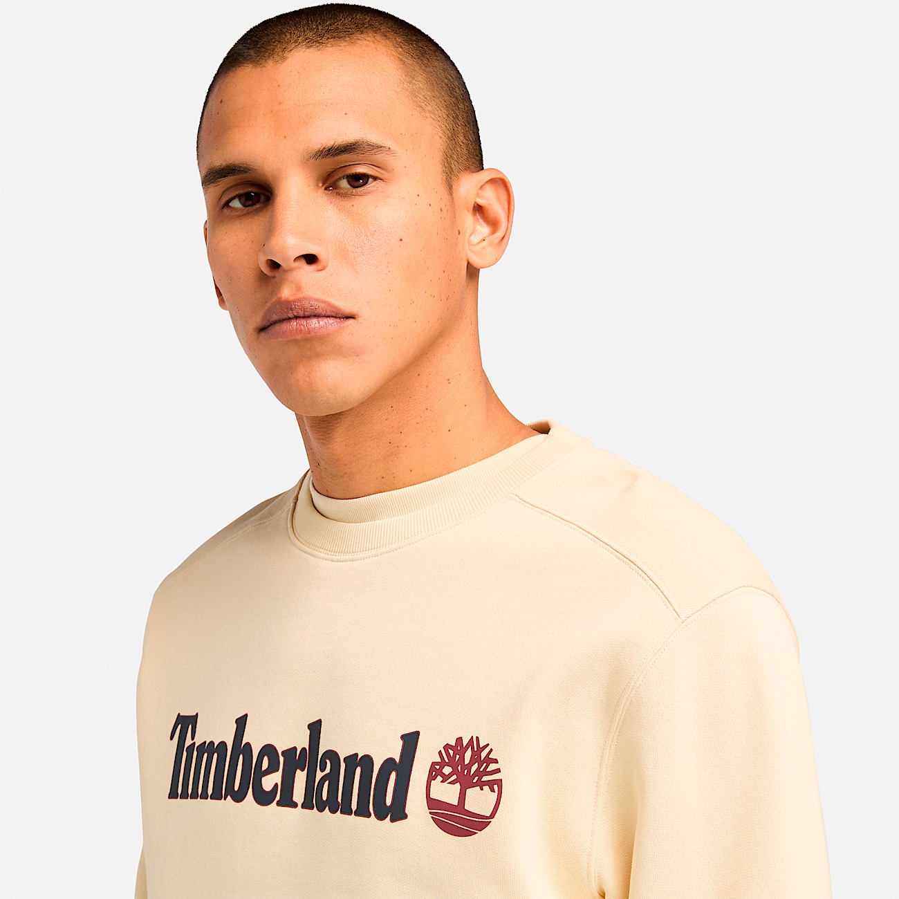 Men's Kennebec River Linear Logo Crew Neck Sweatshirt - 4