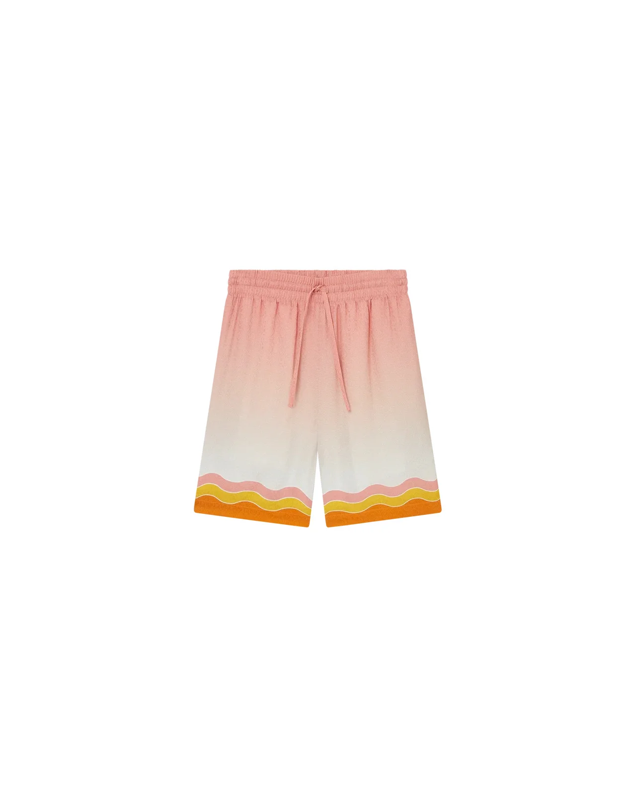 Rainbow Monogram Silk Shorts - 1