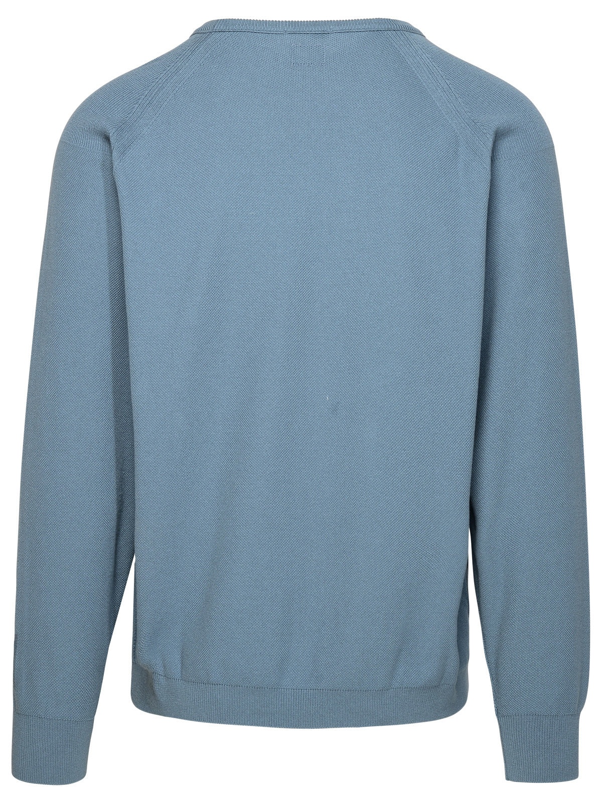 C.P. Company Man Petrol Blue Cotton Blend Sweater - 3