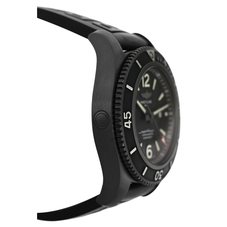 Pre-owned Breitling Superocean Automatic Chronometer Black Dial Men's Watch M17368 - 3