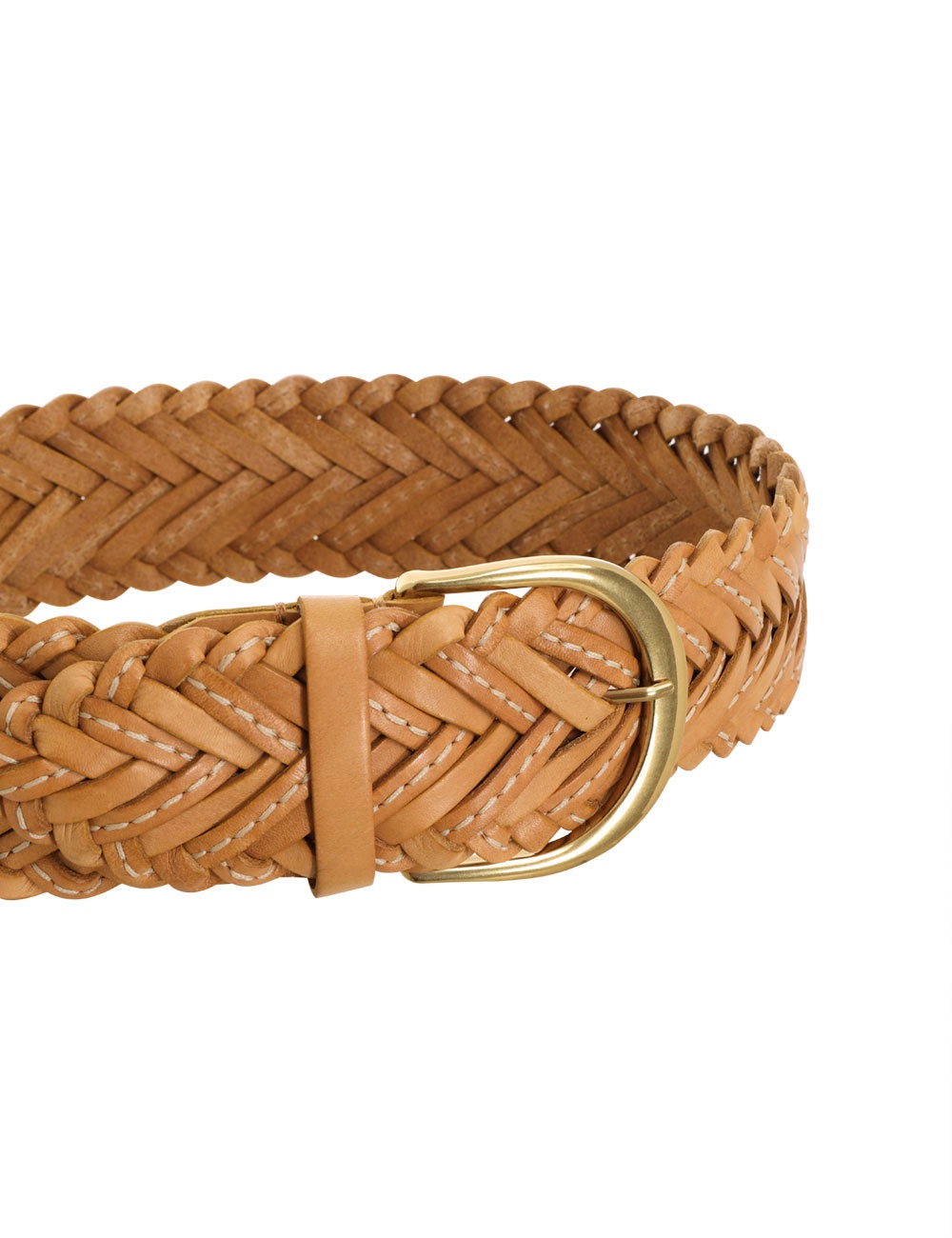 STITCH WEAVE WIDE BELT - 3