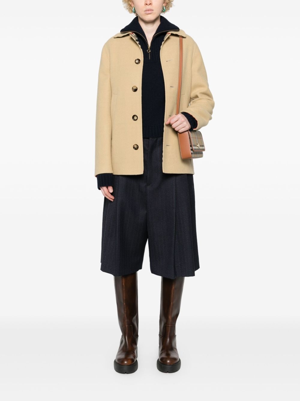 single-breasted wool jacket - 2