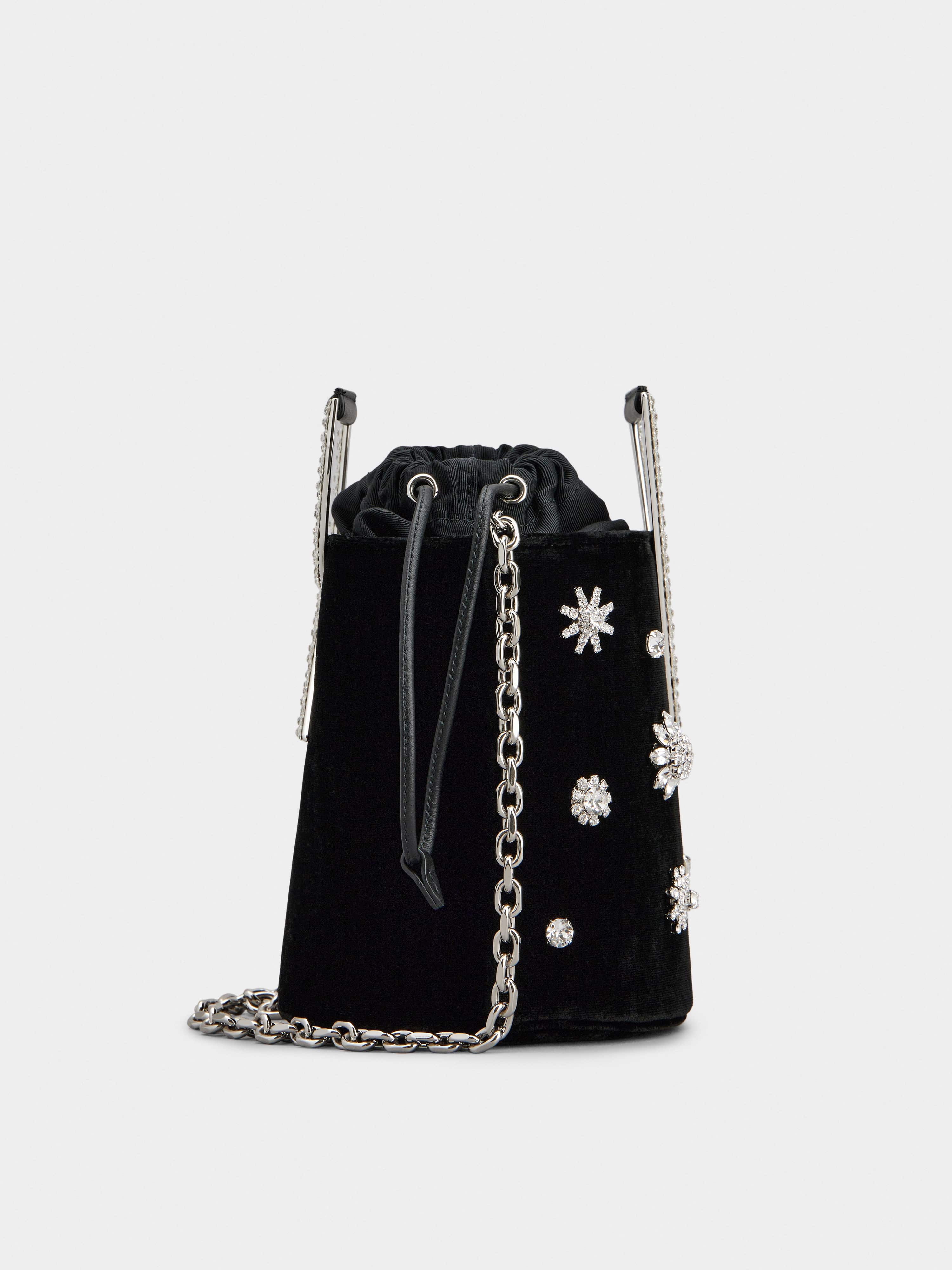 Roger Vivier Mini Leather Bucket Bag