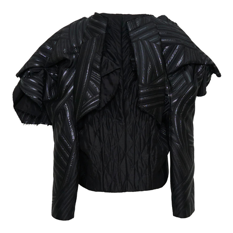 Comme Des Garçons Polyester Cotton Nylon Double Jacket outlook