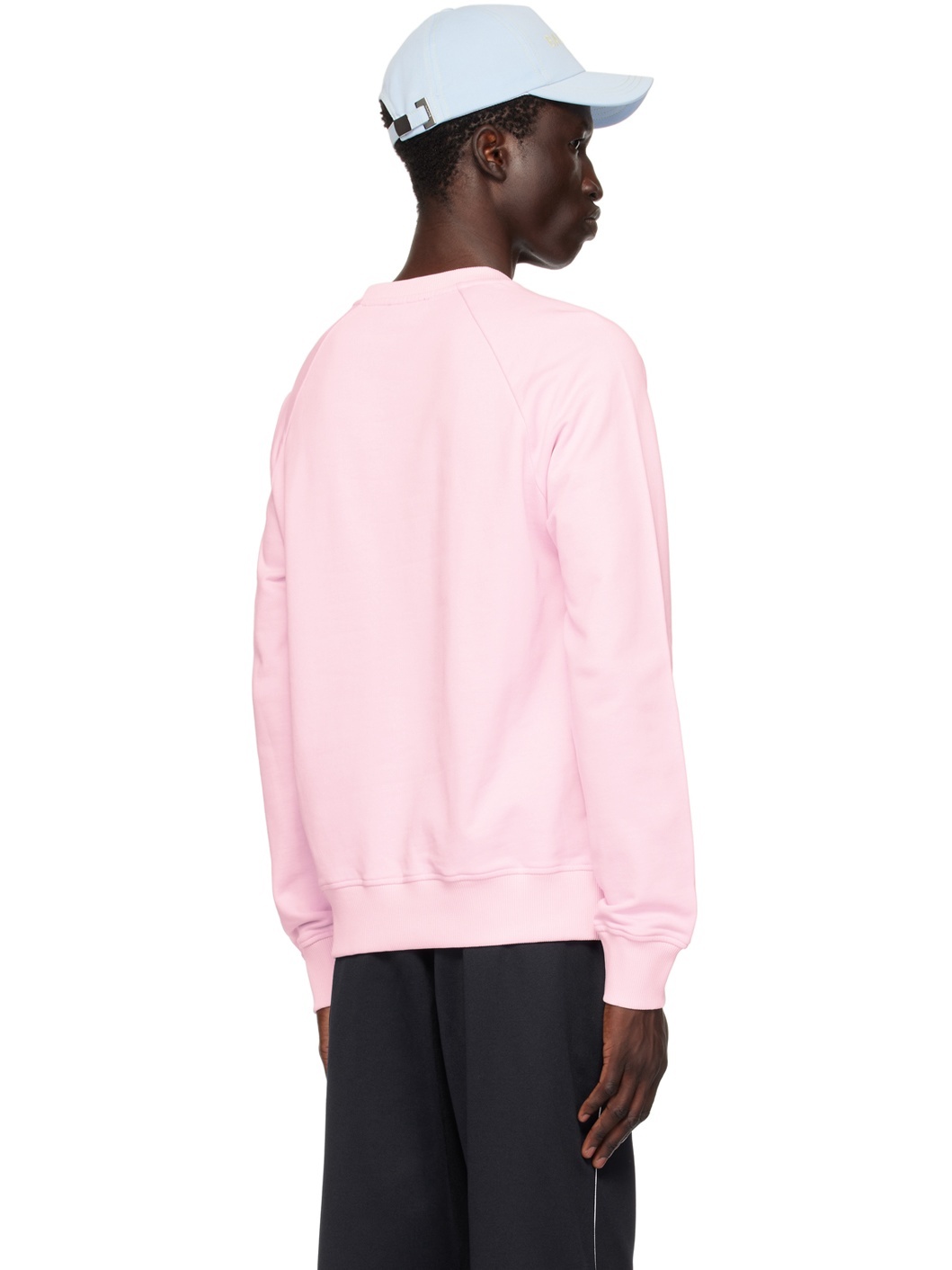 Pink 'Balmain Paris' Printed Sweatshirt - 3