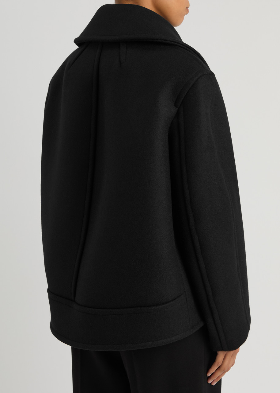 Saint Laurent Double-breasted Wool pea Coat - 3