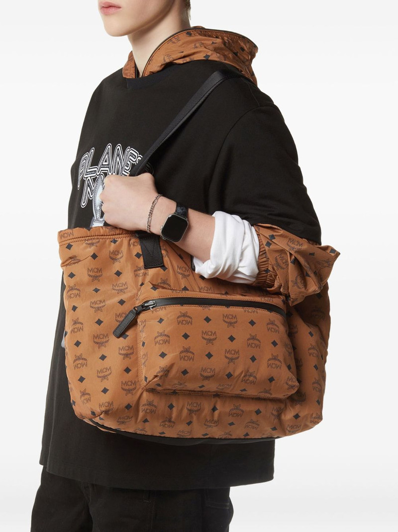 MCM Aren Visetos packable shoulder bag outlook