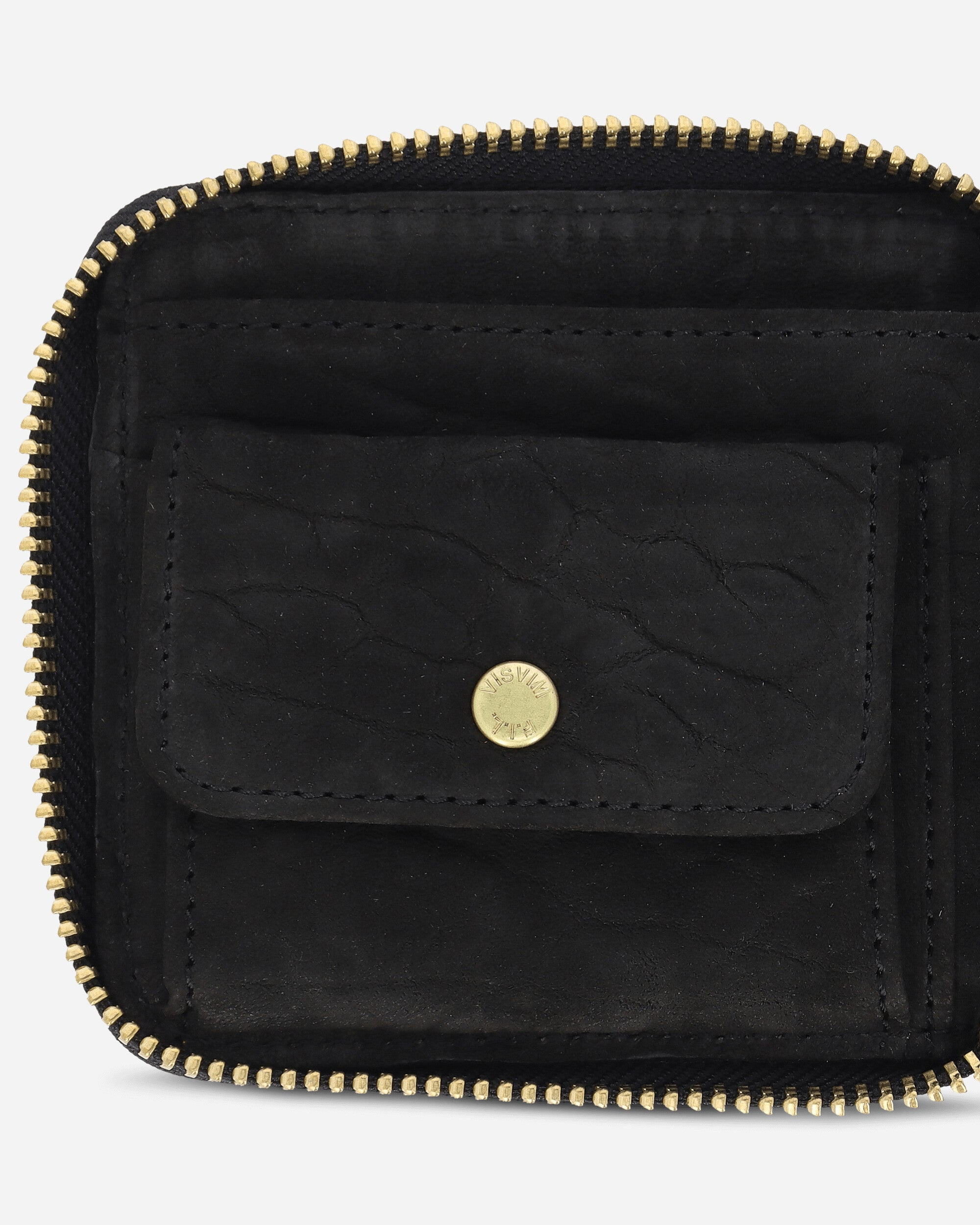 Suede Bi-Fold Wallet Black - 5