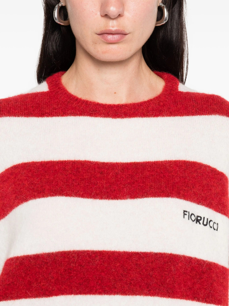 Fiorucci Striped Crew-neck Jumper 5