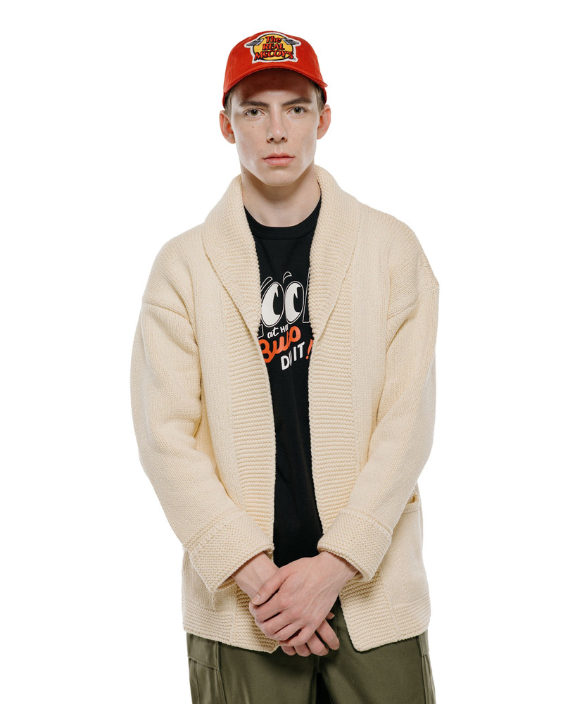 The Real McCoys MC26001 Summer Knit Robe Ecru outlook