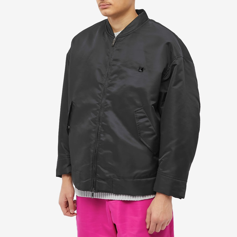 Valentino Valentino Nylon Shearling Lined Bomber Jacket outlook