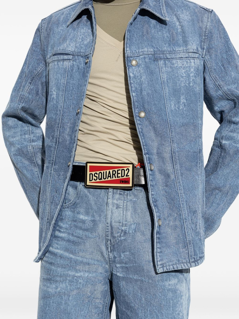 logo-buckle belt 4