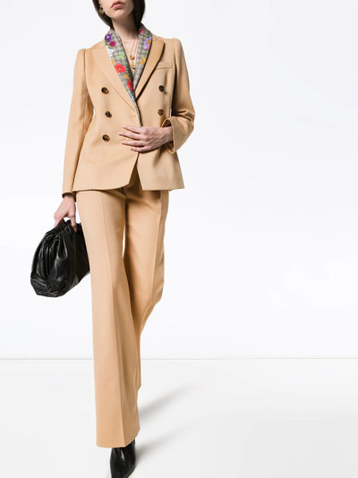 Chloé double-breasted stretch-wool blazer outlook