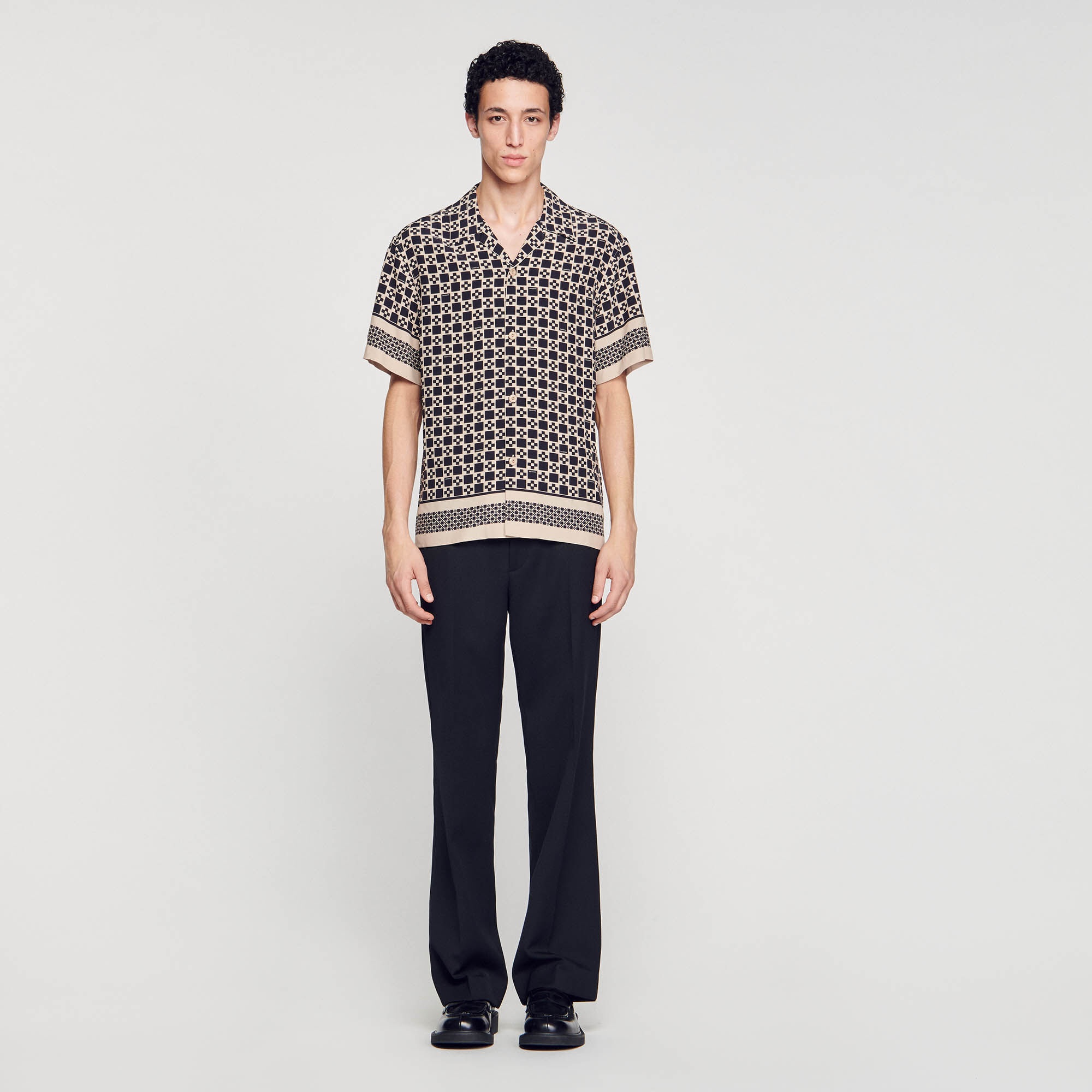 SQUARE CROSS SHORT-SLEEVED SHIRT - 3