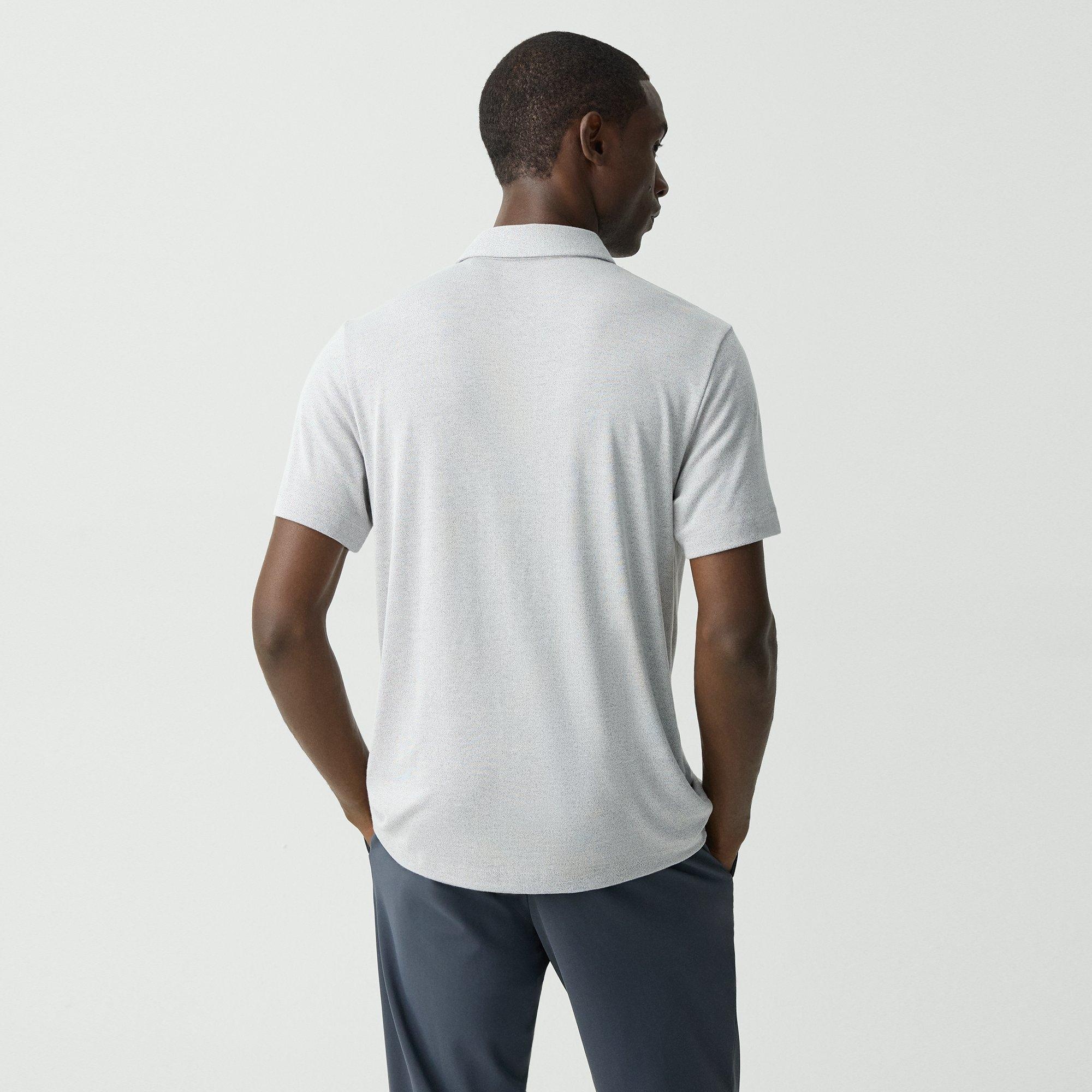 Bron Polo Shirt in Anemone Modal Jersey - 4