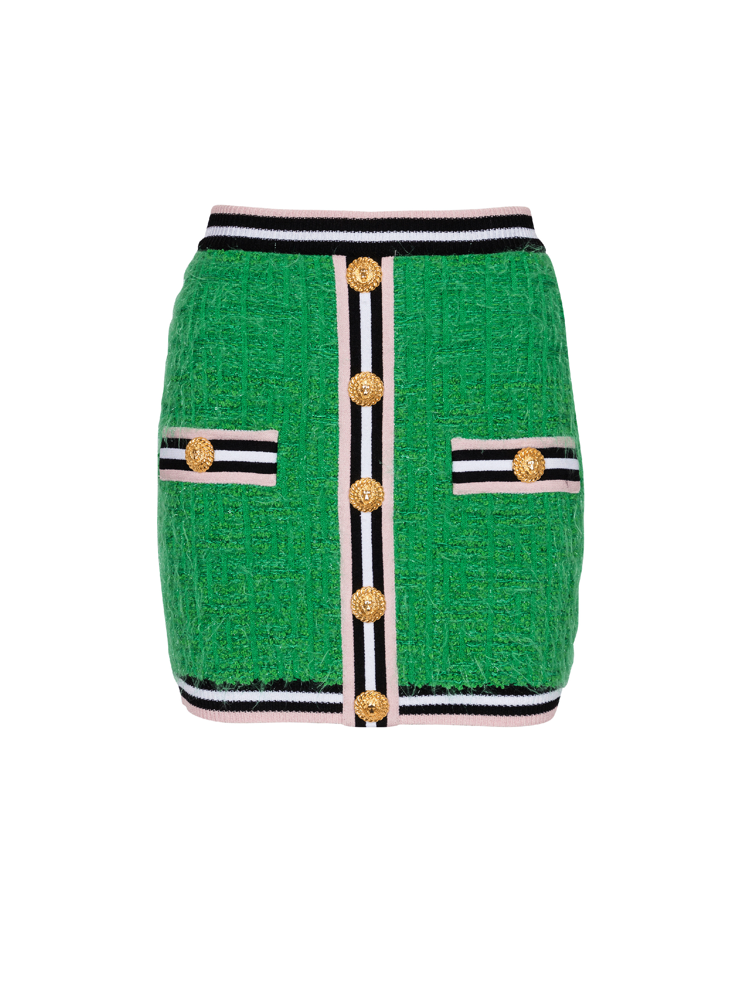 Monogram knit skirt - 1