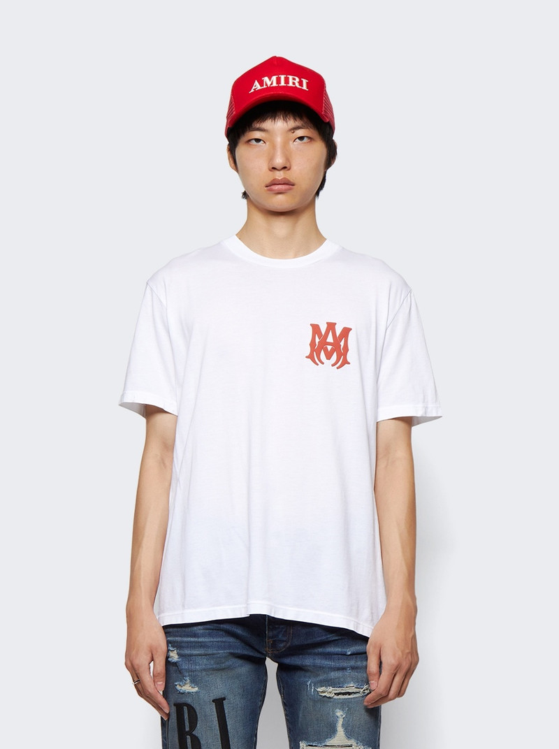 MA Logo T-Shirt White ad Red 3