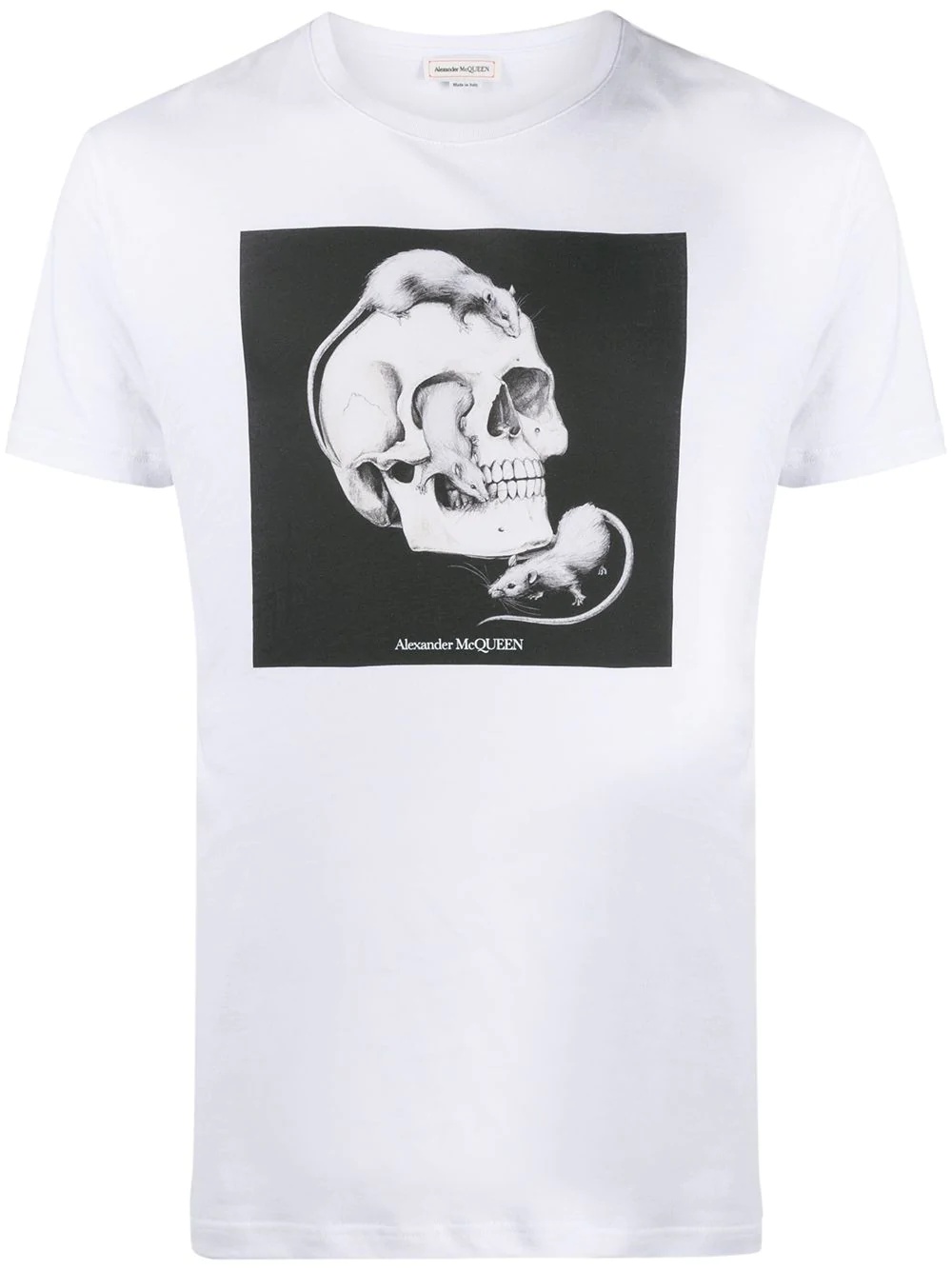 Rat Skull print T-shirt - 1