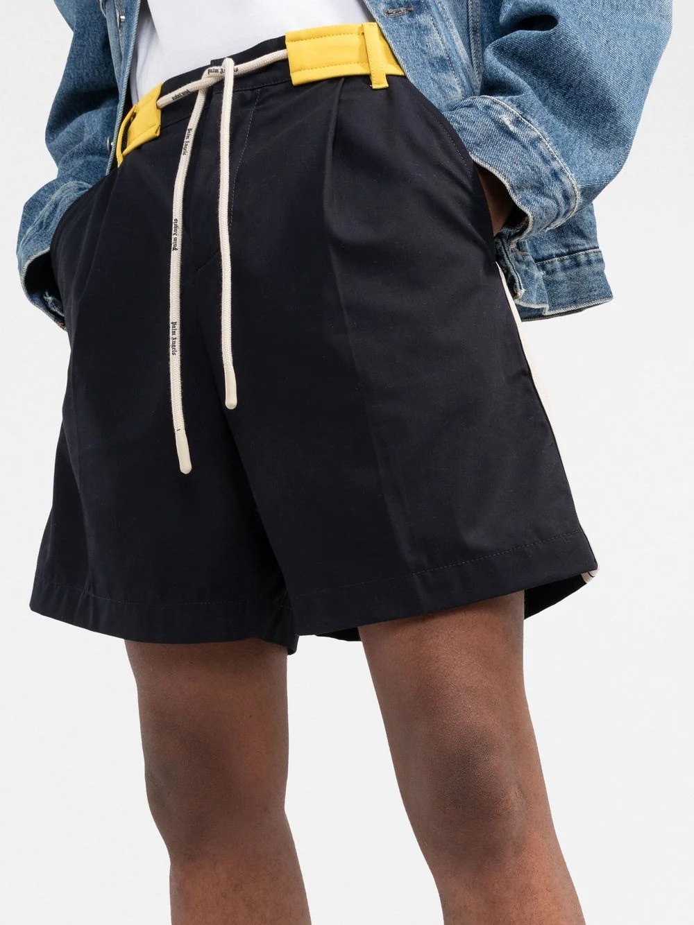 drawstring tailored shorts - 3